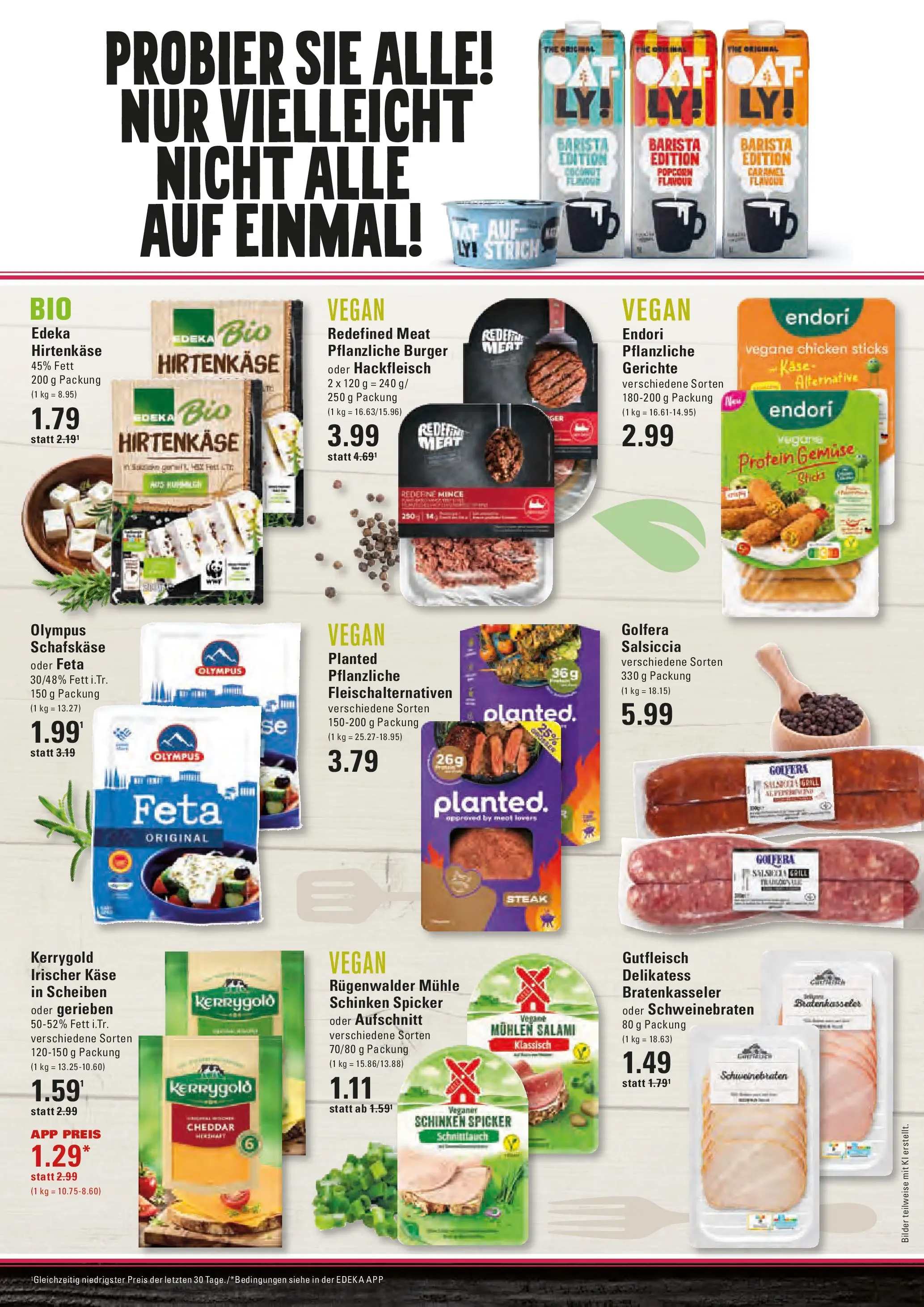 Edeka prospekt Hamburg (ab 06.07.2026) » Angebote Online | Seite: 9 | Produkte: Grill, Feta, Käse, Gemüse