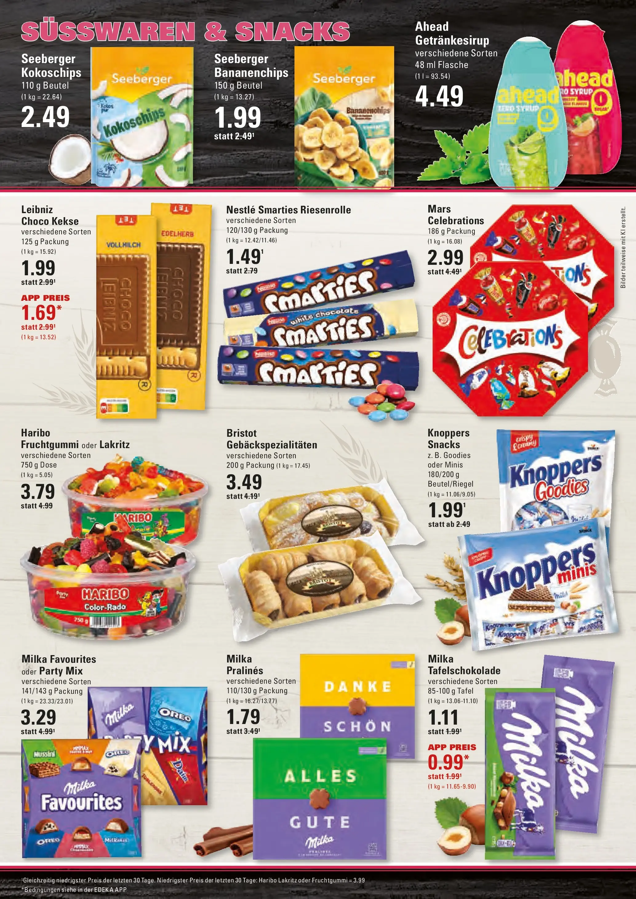 Edeka prospekt Hamburg (ab 06.07.2026) » Angebote Online | Seite: 11 | Produkte: Smarties, Mars, Knoppers, Kekse