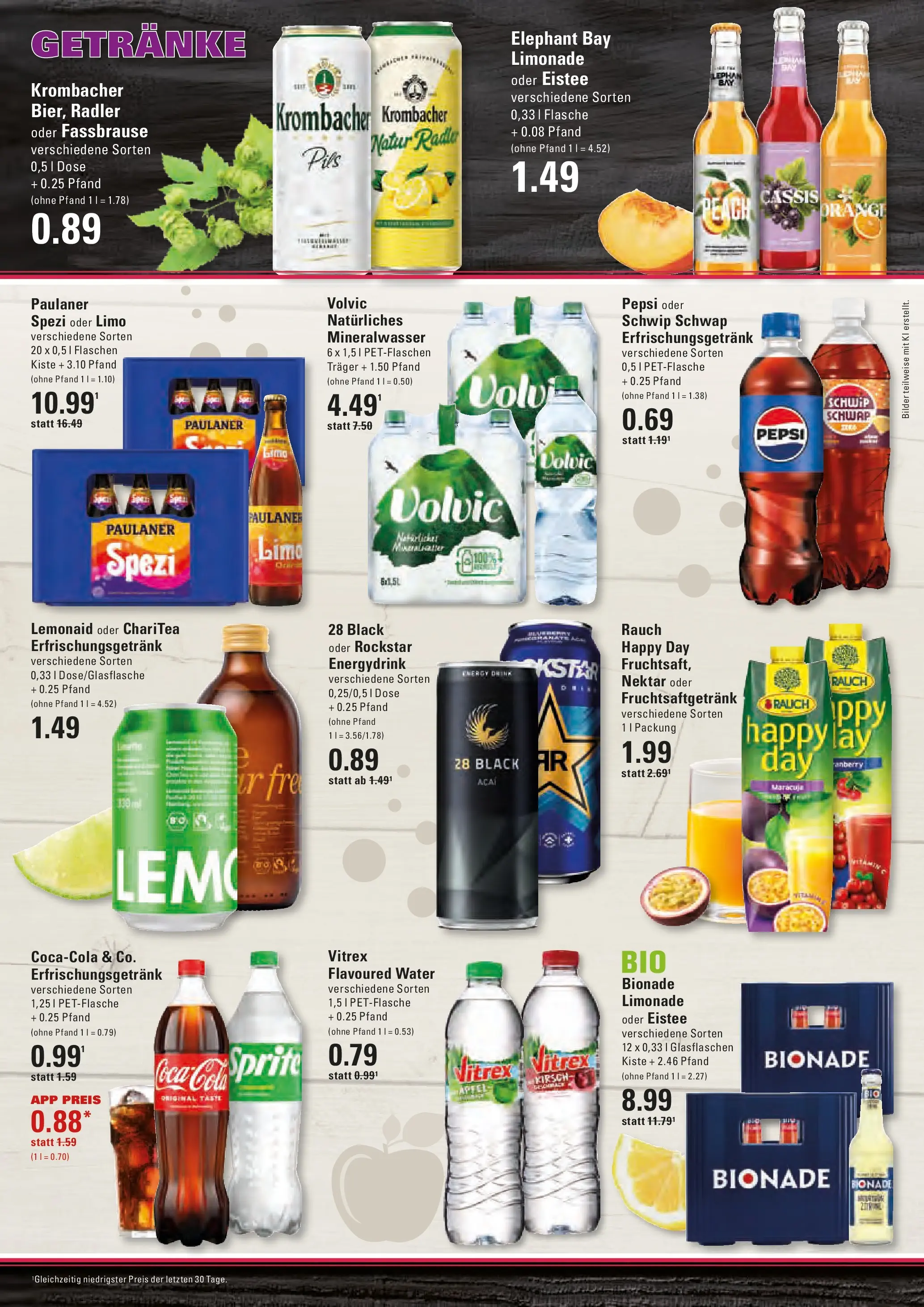 Edeka prospekt Hamburg (ab 06.07.2026) » Angebote Online | Seite: 14 | Produkte: Rockstar, Mineralwasser, Volvic, Paulaner