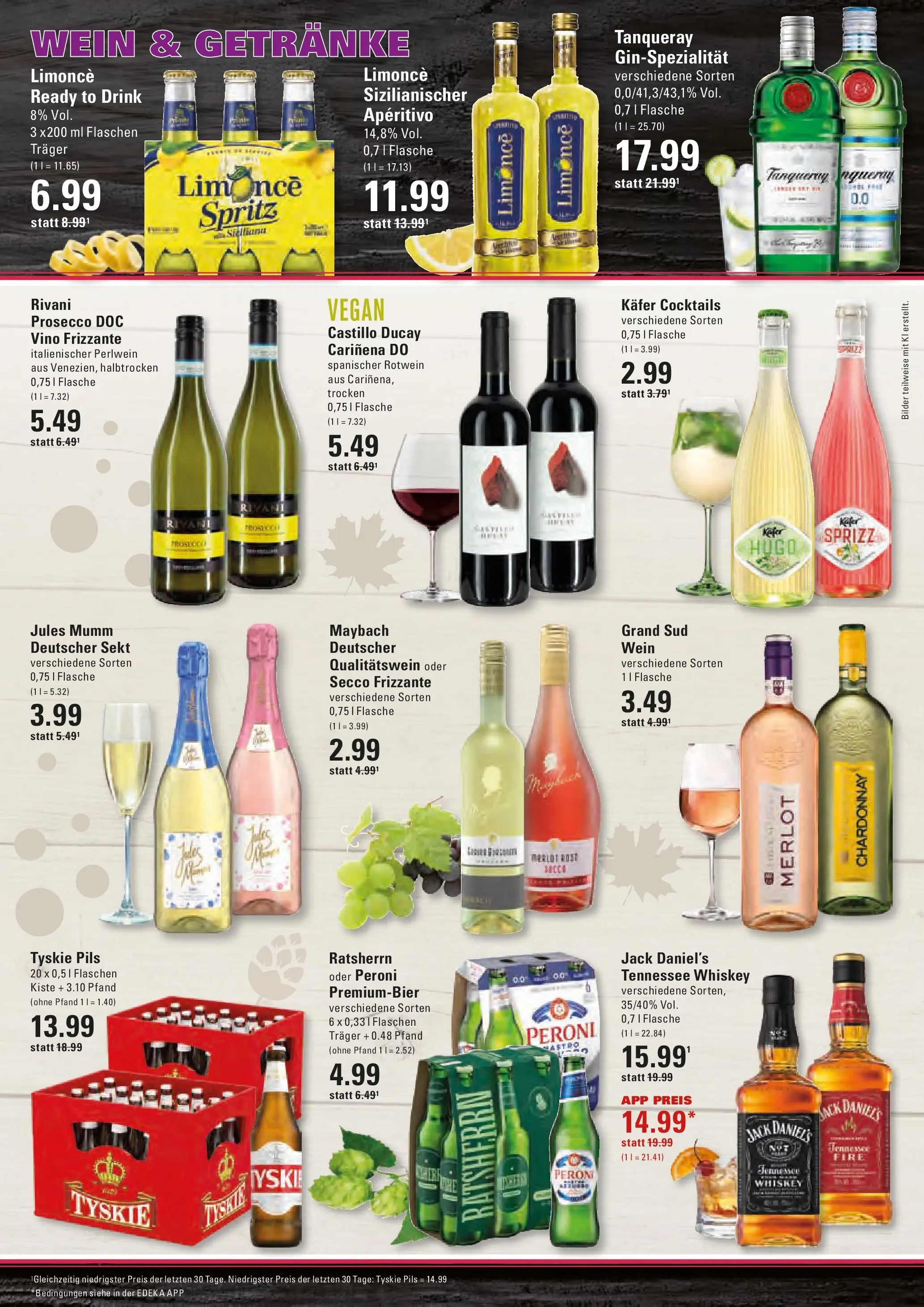 Edeka prospekt Hamburg (ab 06.07.2026) » Angebote Online | Seite: 15 | Produkte: Sekt, Merlot, Jack Daniel's, Wein
