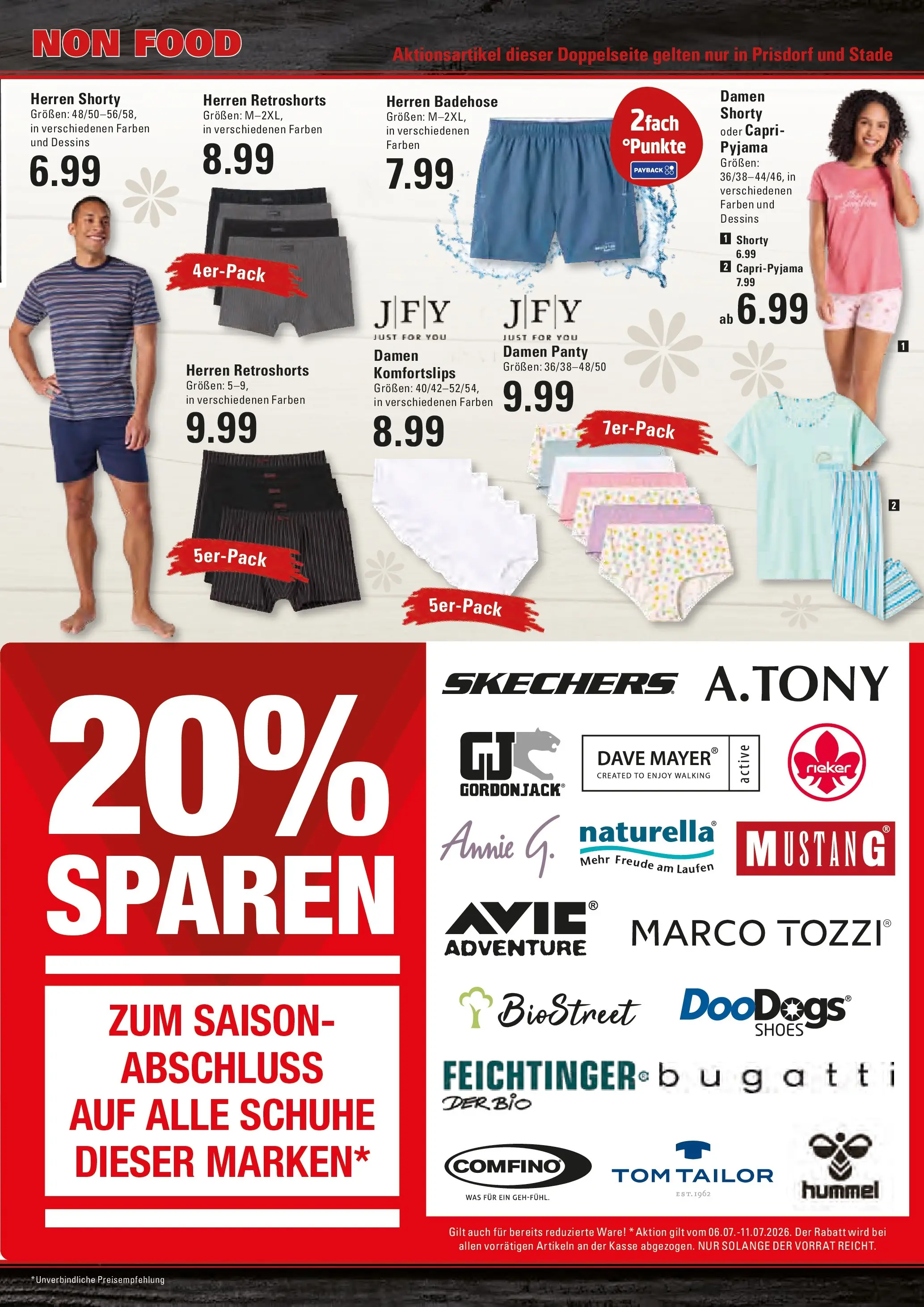 Edeka prospekt Prisdorf (ab 06.07.2026) » Angebote Online | Seite: 17 | Produkte: Walking, Pyjama