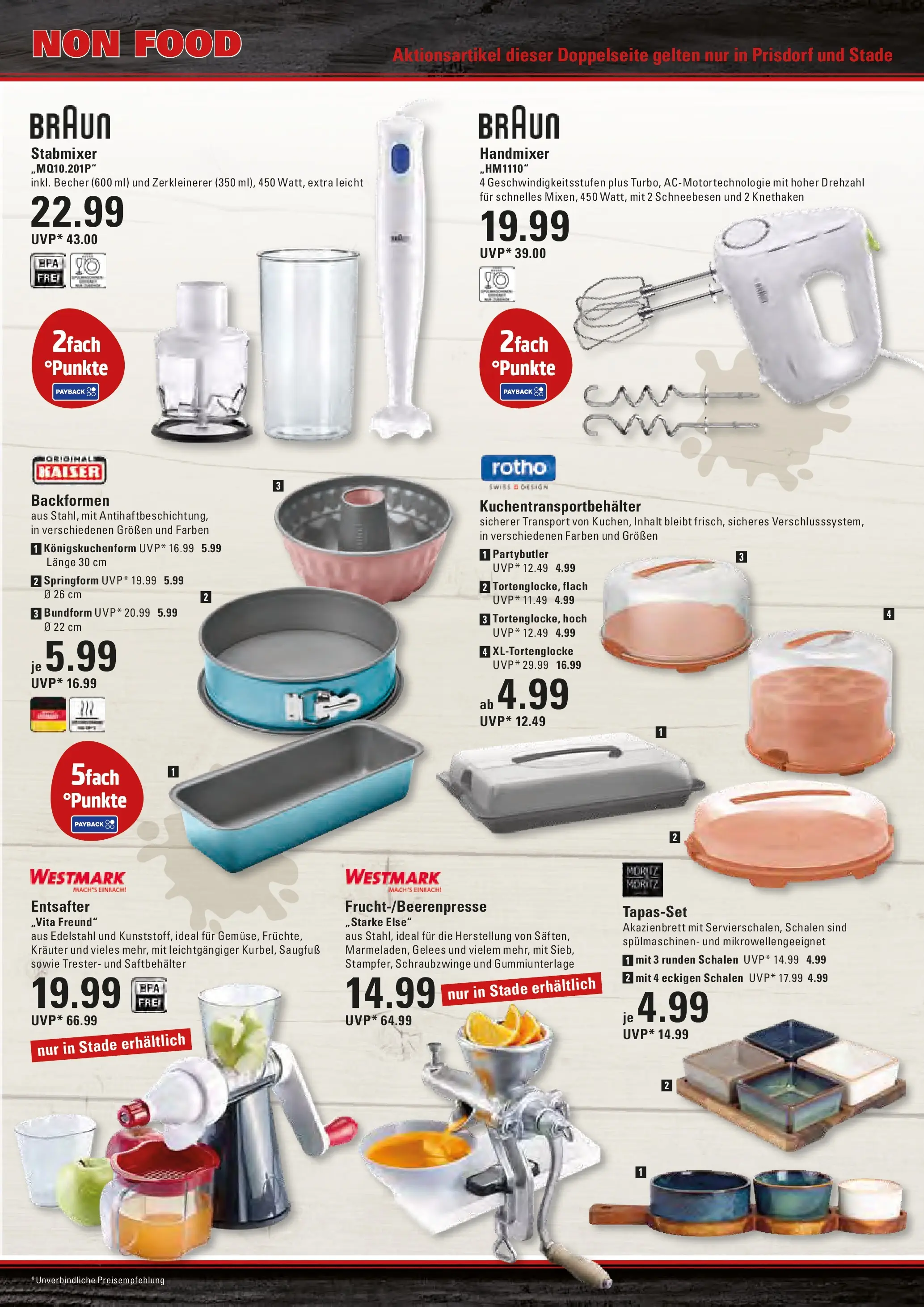 Edeka prospekt Prisdorf (ab 06.07.2026) » Angebote Online | Seite: 19 | Produkte: Entsafter, Handmixer, Stabmixer