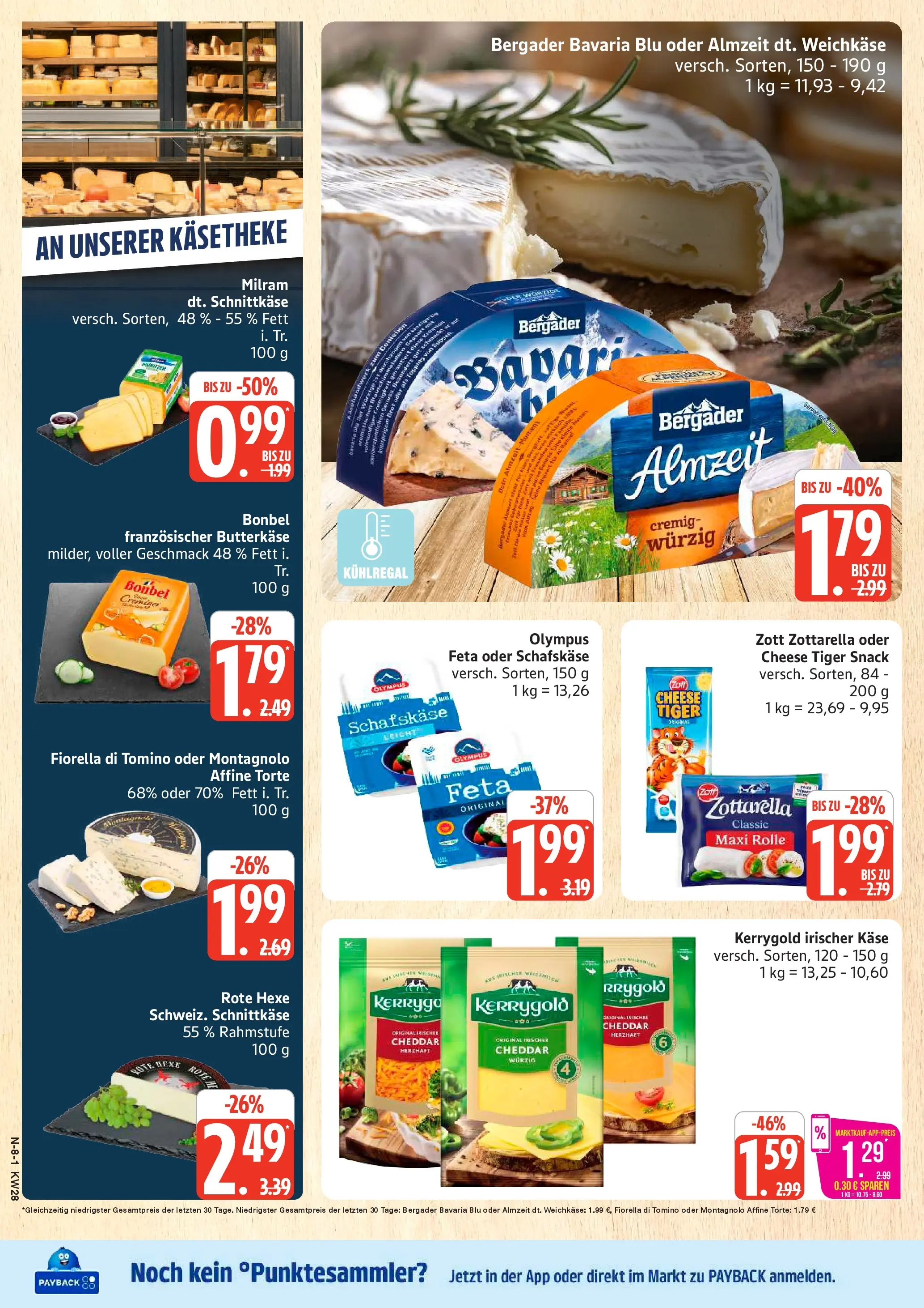 Marktkauf Prospekt Buxtehude (ab 06.07.2026) » Angebote online | Seite: 8 | Produkte: Feta, Käse, Milram, Schafskase