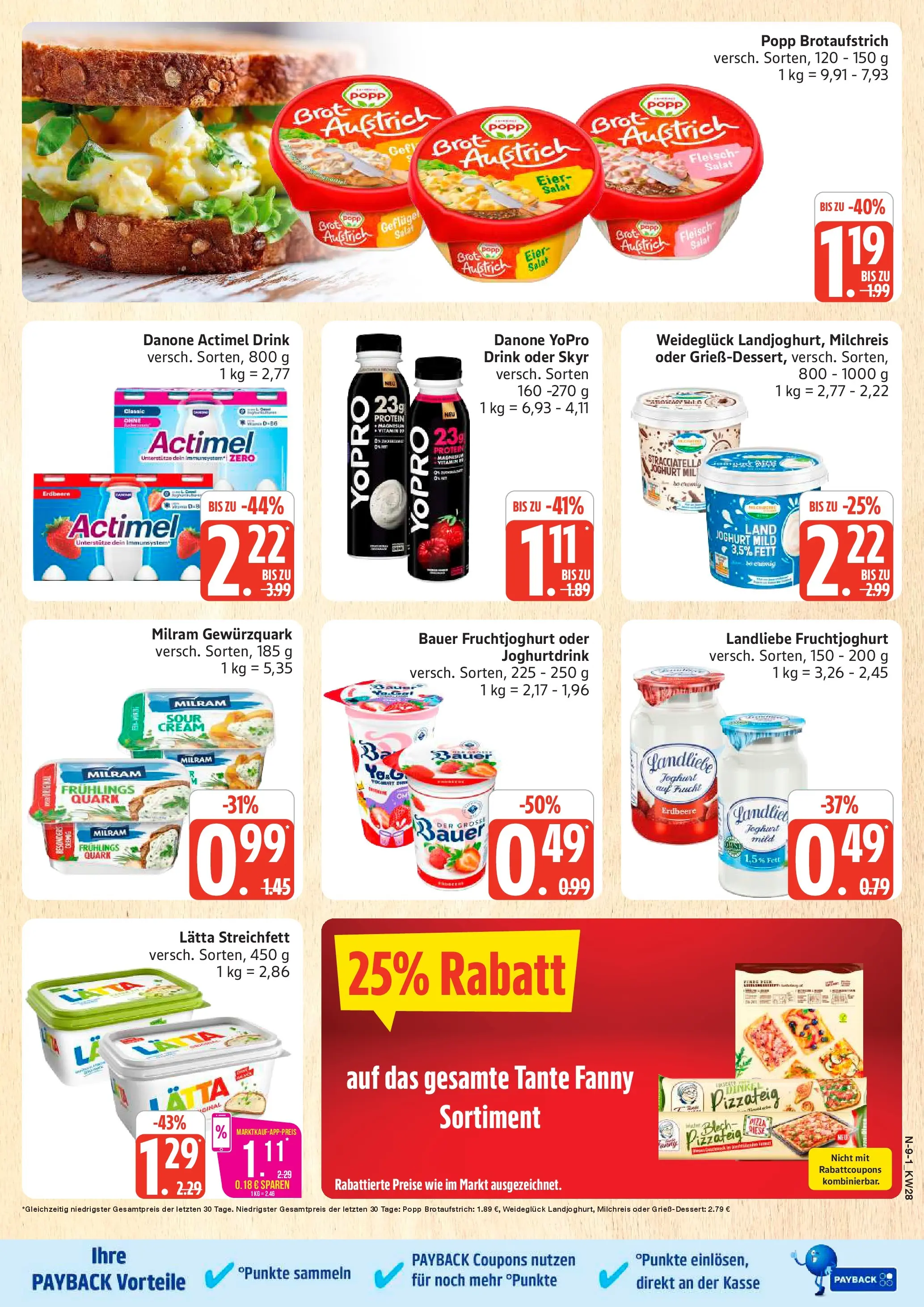 Marktkauf Prospekt Buxtehude (ab 06.07.2026) » Angebote online | Seite: 9 | Produkte: Quark, Joghurt, Skyr, Lätta