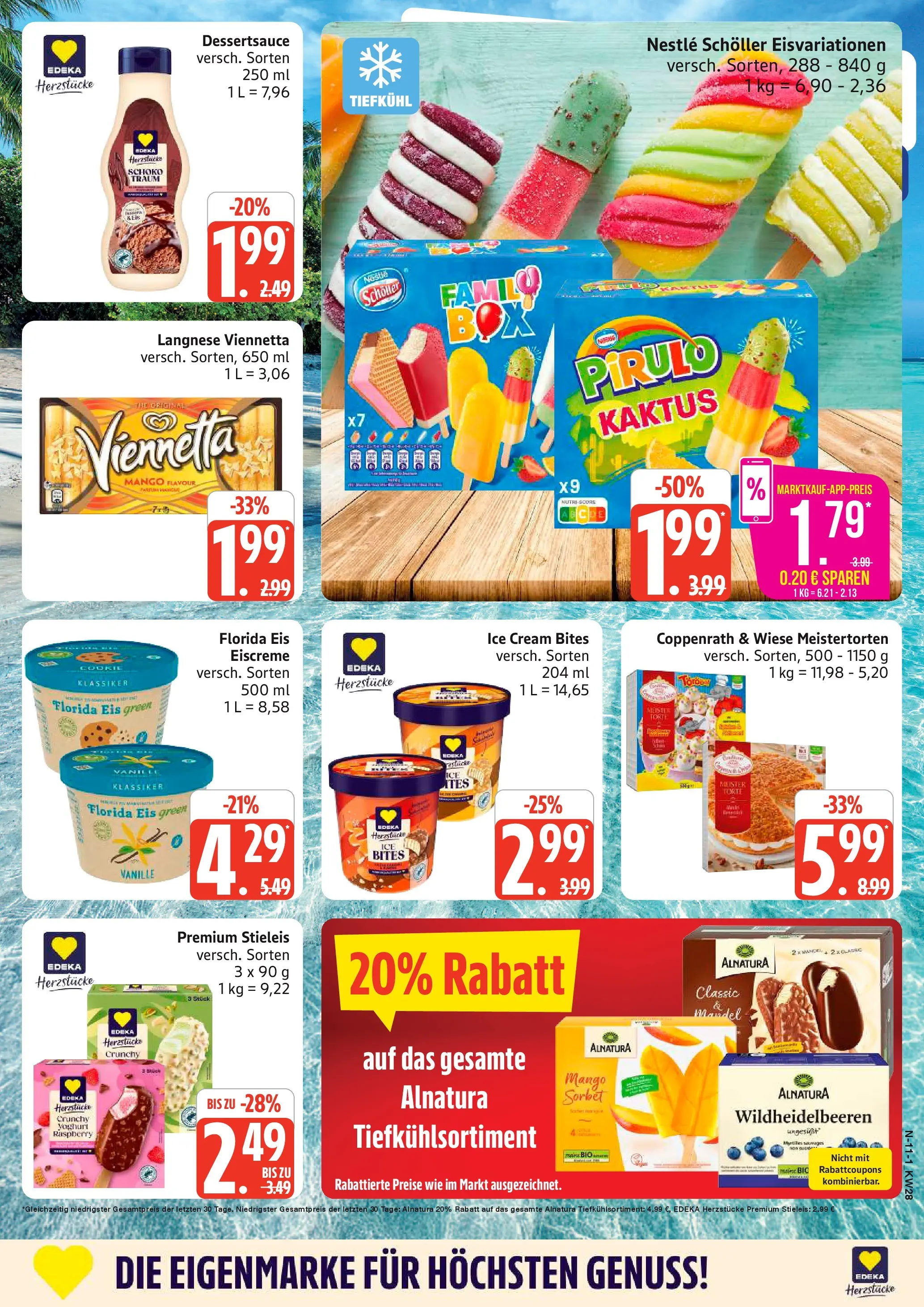 Marktkauf Prospekt Buxtehude (ab 06.07.2026) » Angebote online | Seite: 11 | Produkte: Langnese, Eiscreme, Mango, Eis