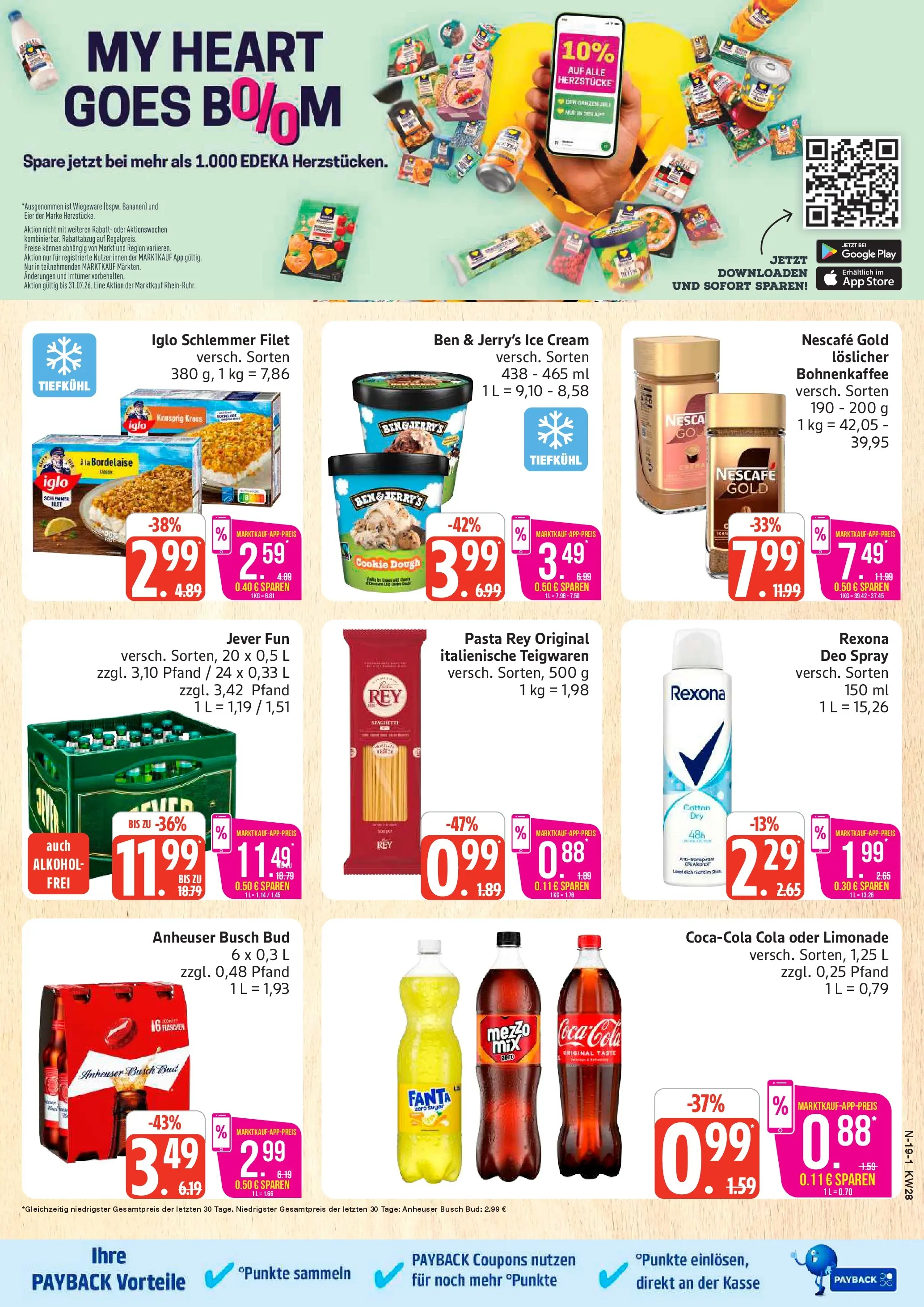 Marktkauf Prospekt Buxtehude (ab 06.07.2026) » Angebote online | Seite: 19 | Produkte: Fanta, Bad, Jever, Nescafe gold