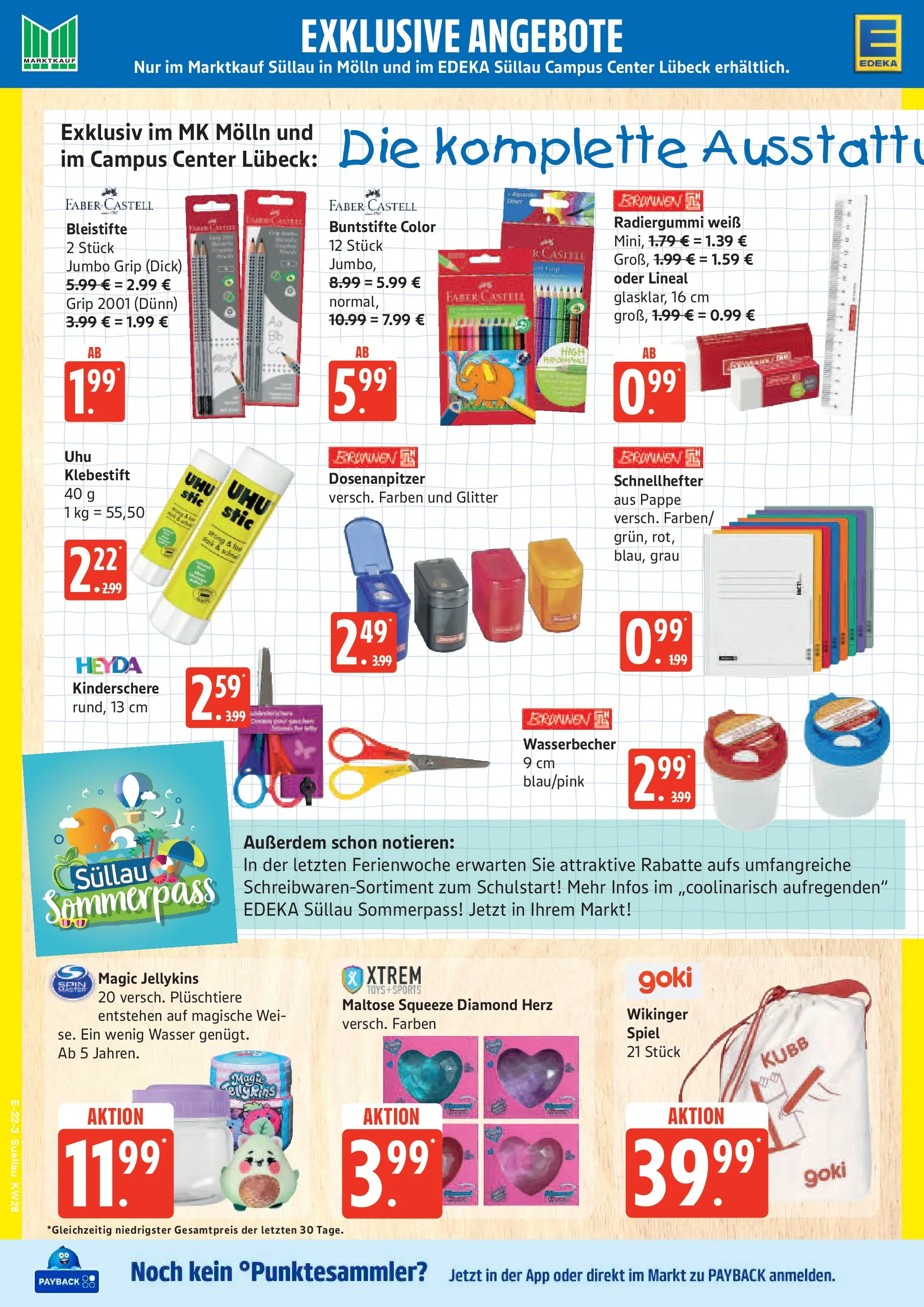 Edeka prospekt Ratzeburg (ab 06.07.2026) » Angebote Online | Seite: 28 | Produkte: Spiel, Wasser