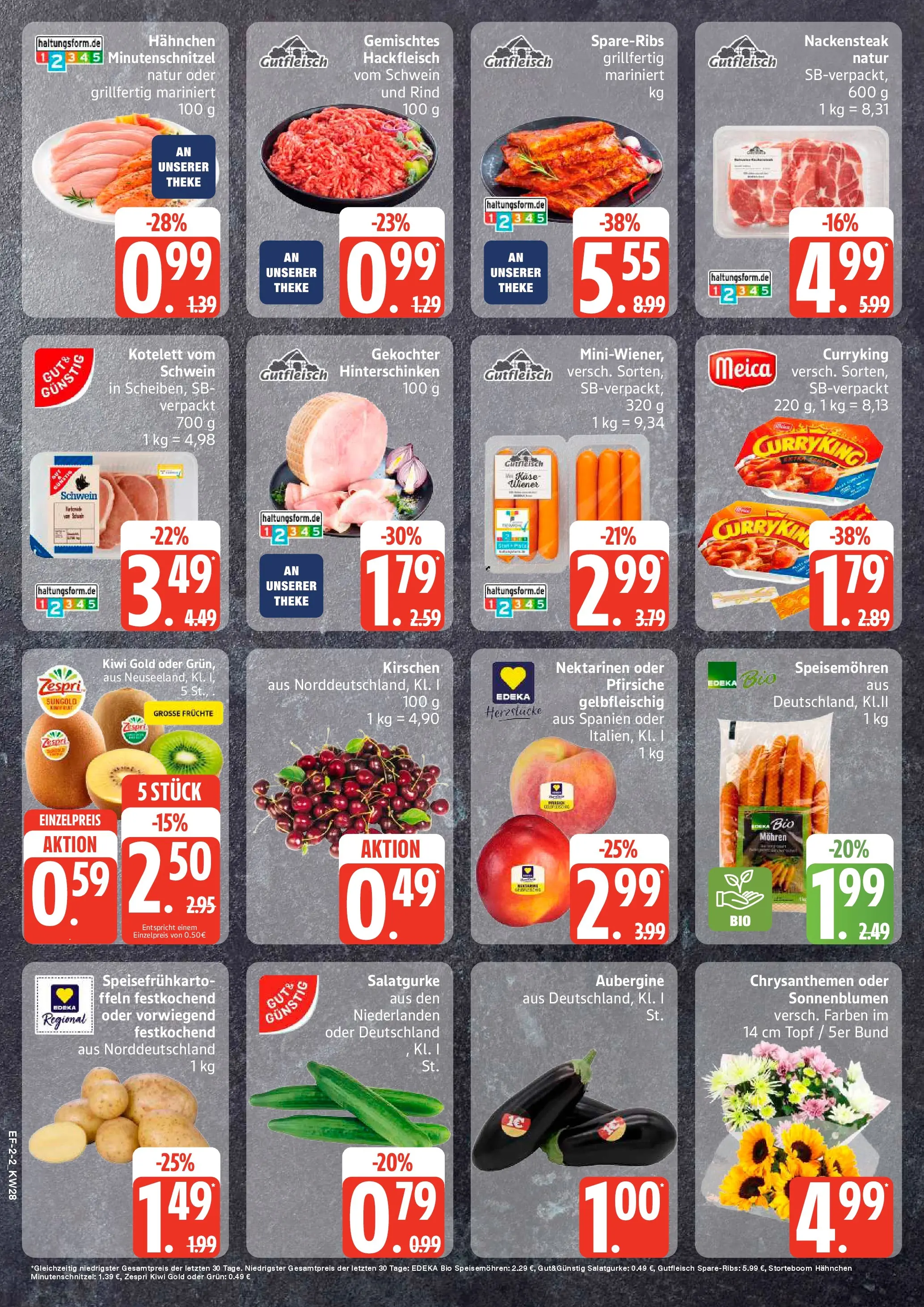 Edeka - EDEKA: Wochenangebote (ab 05.07.2026) » Angebote Online | Seite: 2 | Produkte: Hahnchen, Aubergine, Pfirsich, Hackfleisch