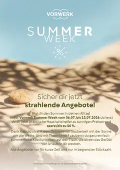 Angebote - Vorwerk: Summer Week ab 06.06.2026 gültig