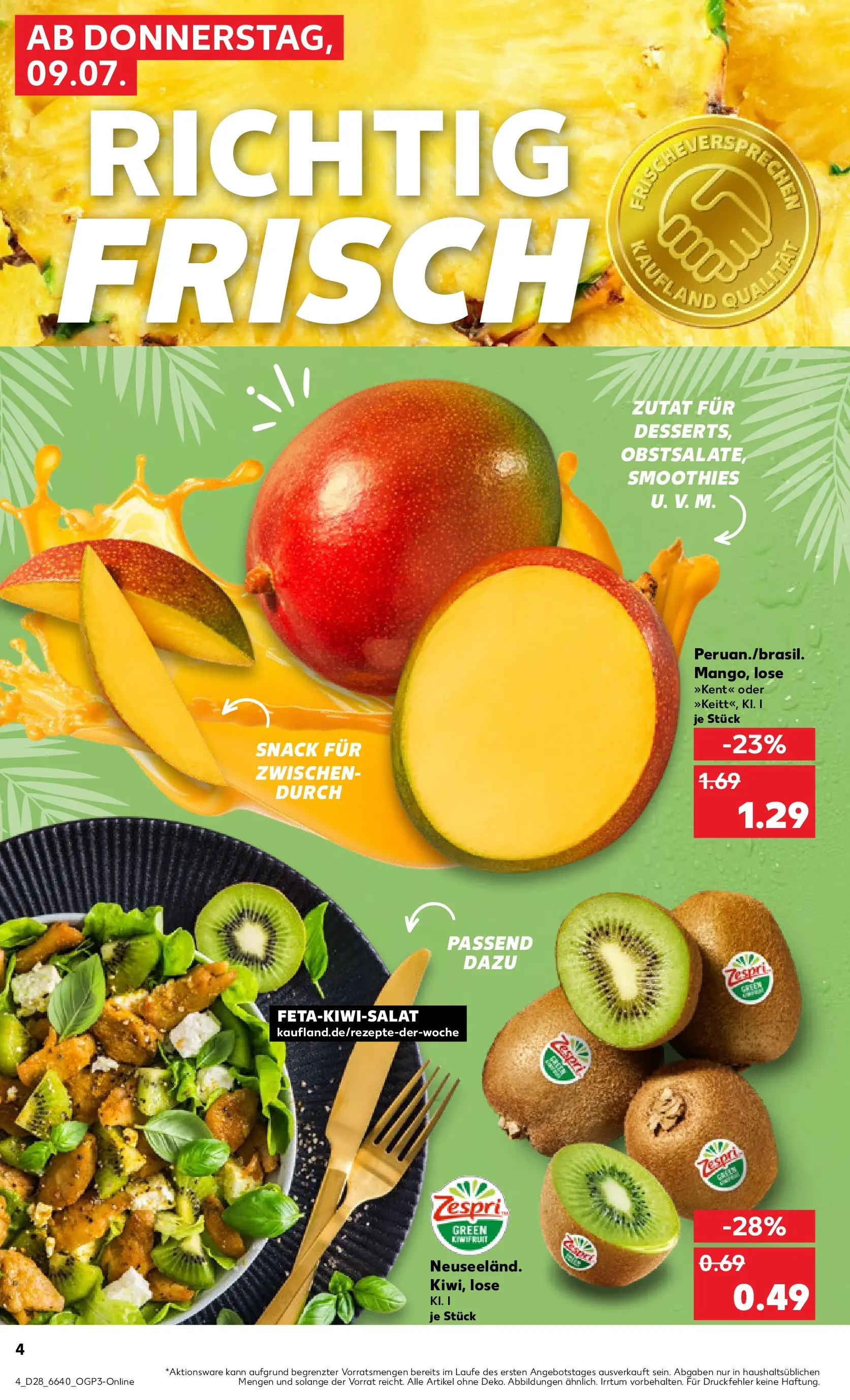 Prospekt Kaufland ab 08.07.2026 » Angebote Online zum Blättern | Seite: 4
