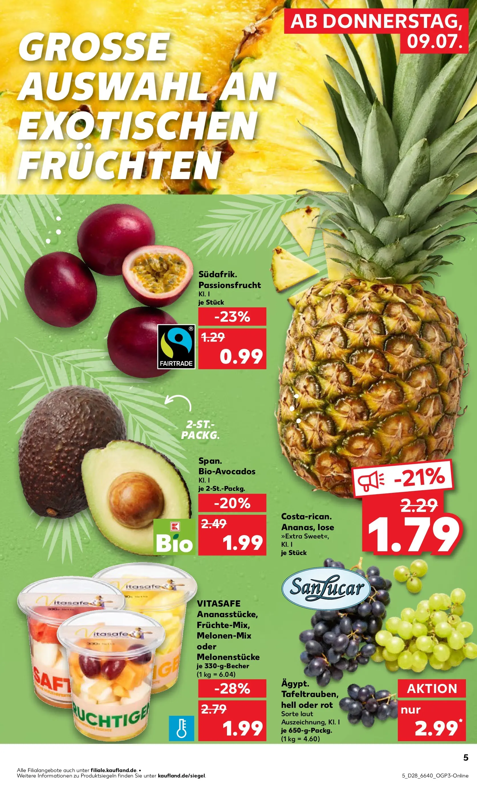 Prospekt Kaufland ab 08.07.2026 » Angebote Online zum Blättern | Seite: 5 | Produkte: Saft