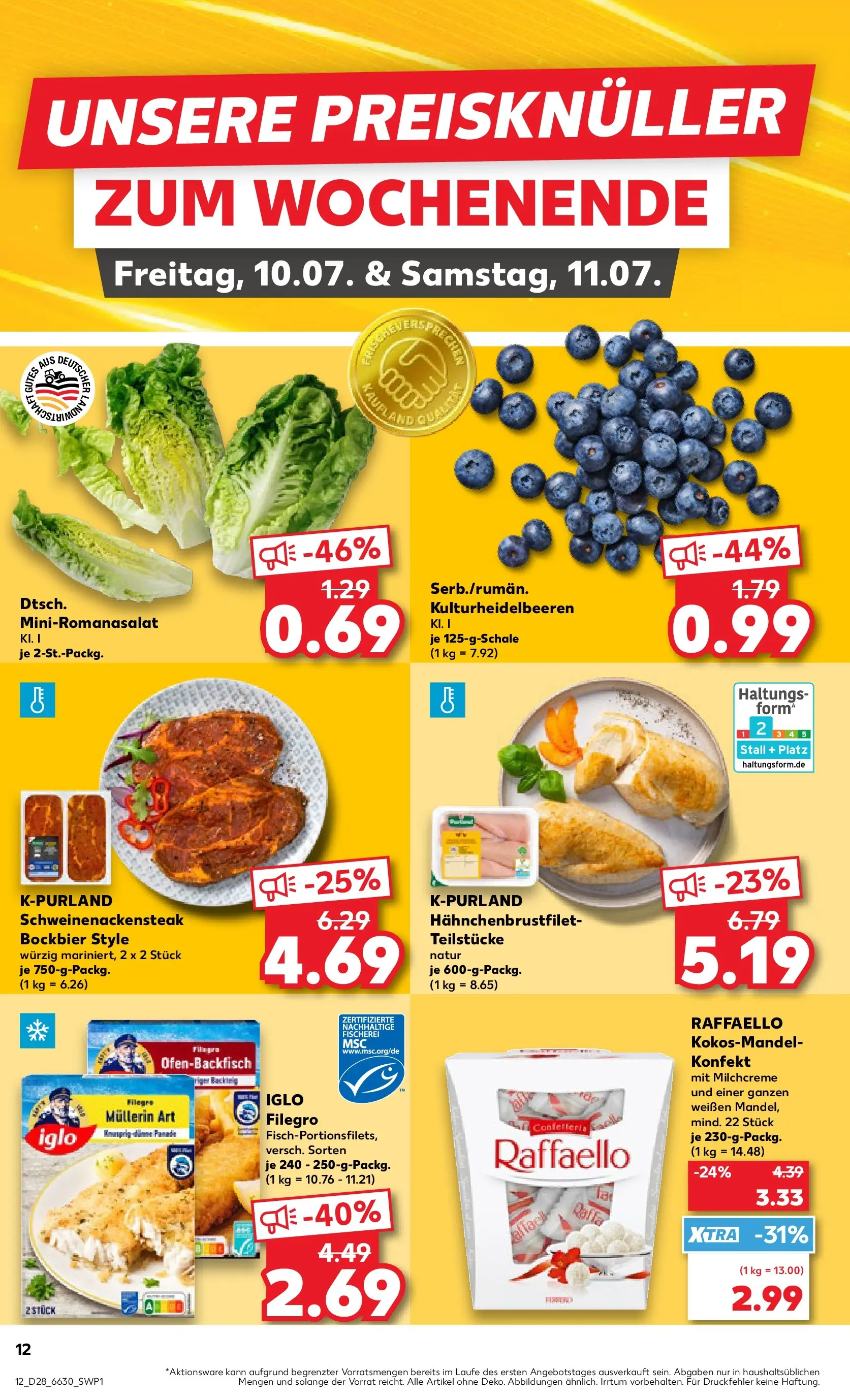 Prospekt Kaufland ab 06.07.2026 » Angebote Online zum Blättern | Seite: 21 | Produkte: Raffaello, Iglo