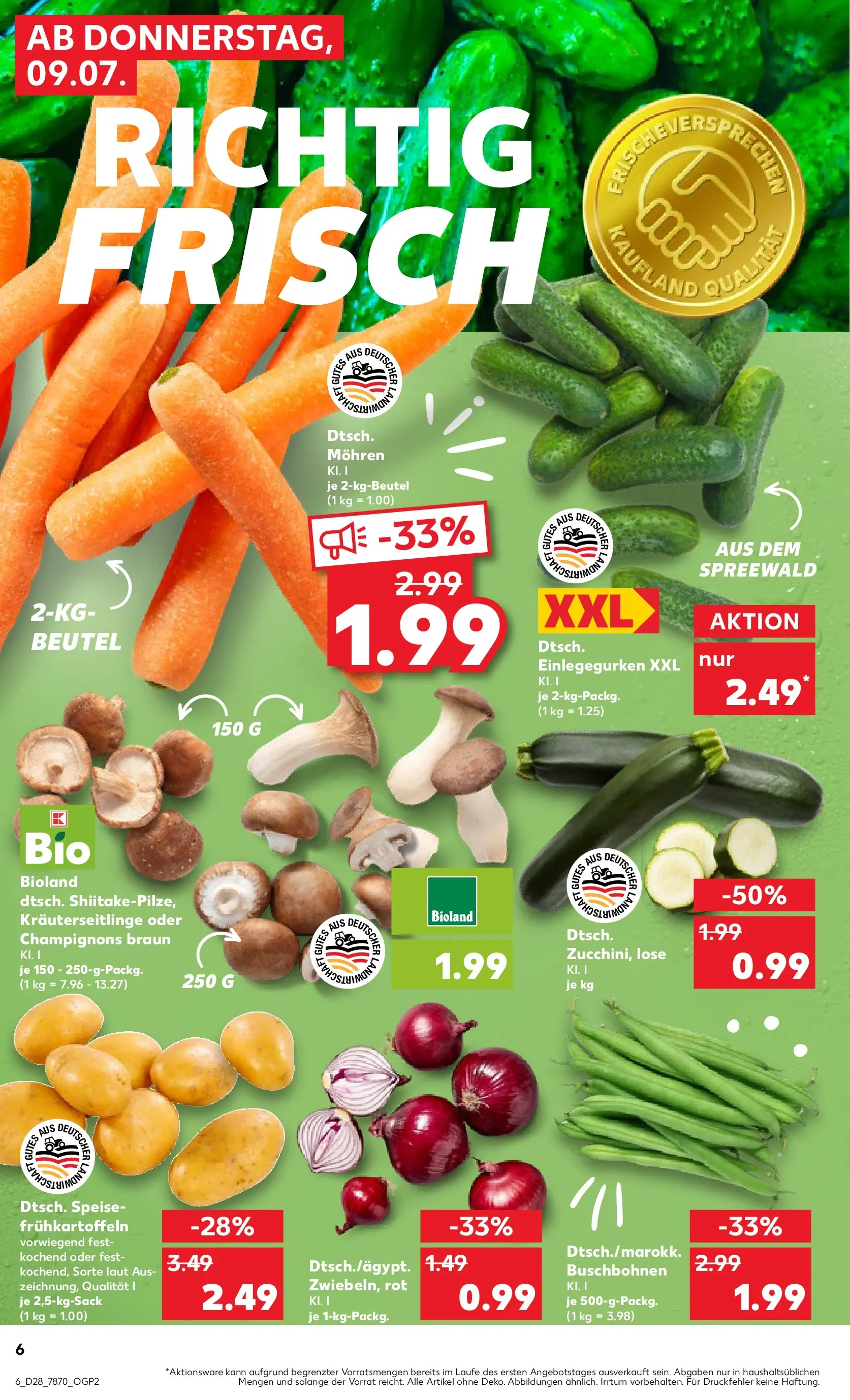 Prospekt Kaufland ab 05.07.2026 » Angebote Online zum Blättern | Seite: 11 | Produkte: Mohren, Champignons