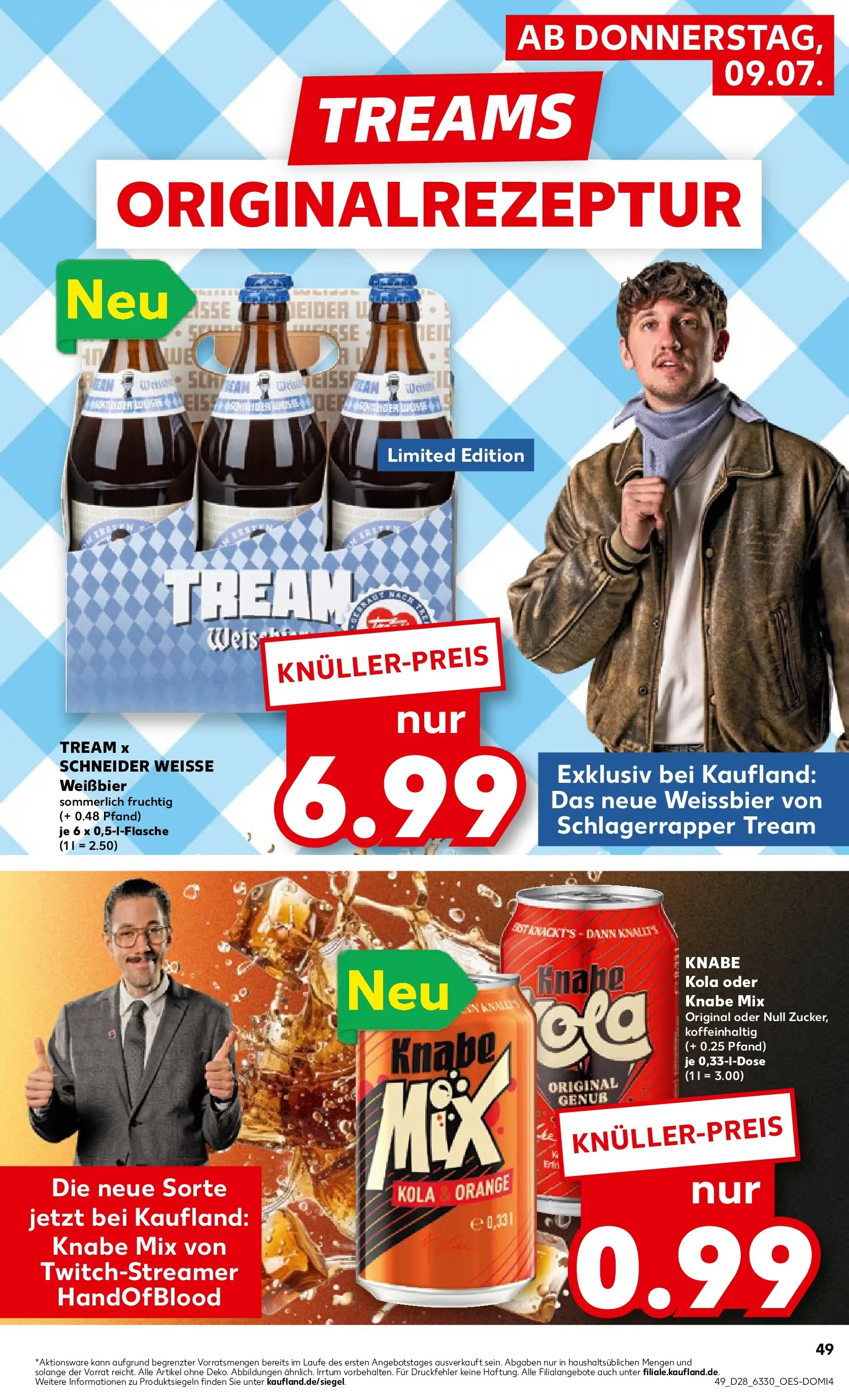 Prospekt Kaufland ab 09.07.2026 » Angebote Online zum Blättern | Seite: 49 | Produkte: Weißbier