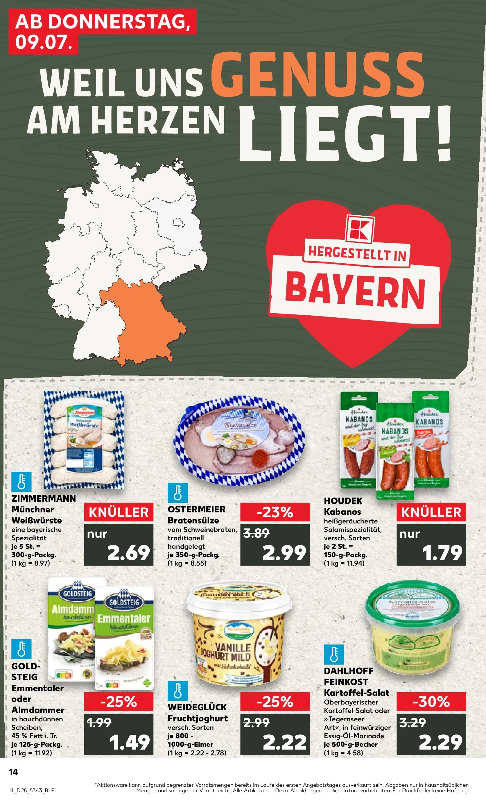 Prospekt Kaufland ab 06.07.2026 » Angebote Online zum Blättern | Seite: 23 | Produkte: Joghurt, Fruchtjoghurt