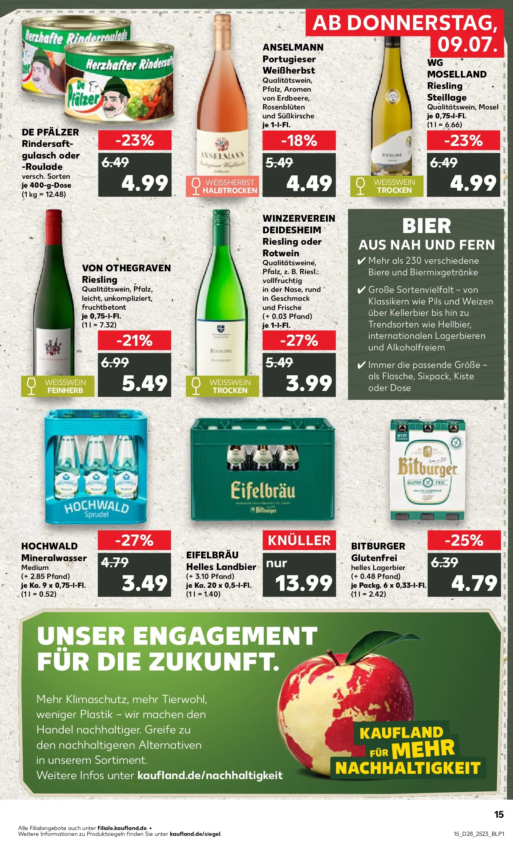 Prospekt Kaufland ab 06.07.2026 » Angebote Online zum Blättern | Seite: 24 | Produkte: Bier, Pils, Mineralwasser, Gulasch