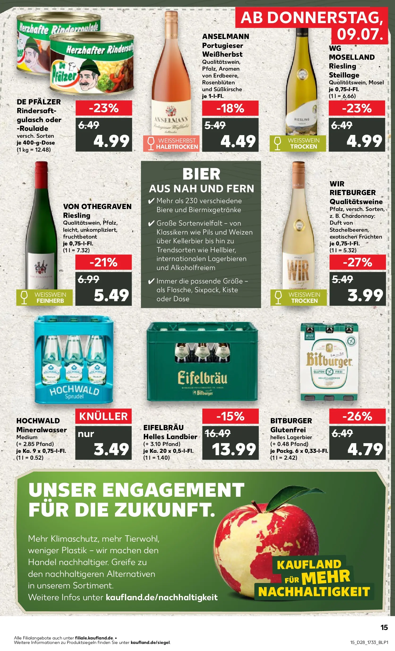 Prospekt Kaufland ab 06.07.2026 » Angebote Online zum Blättern | Seite: 24 | Produkte: Weißwein, Weißwein trocken, Pils, Gulasch