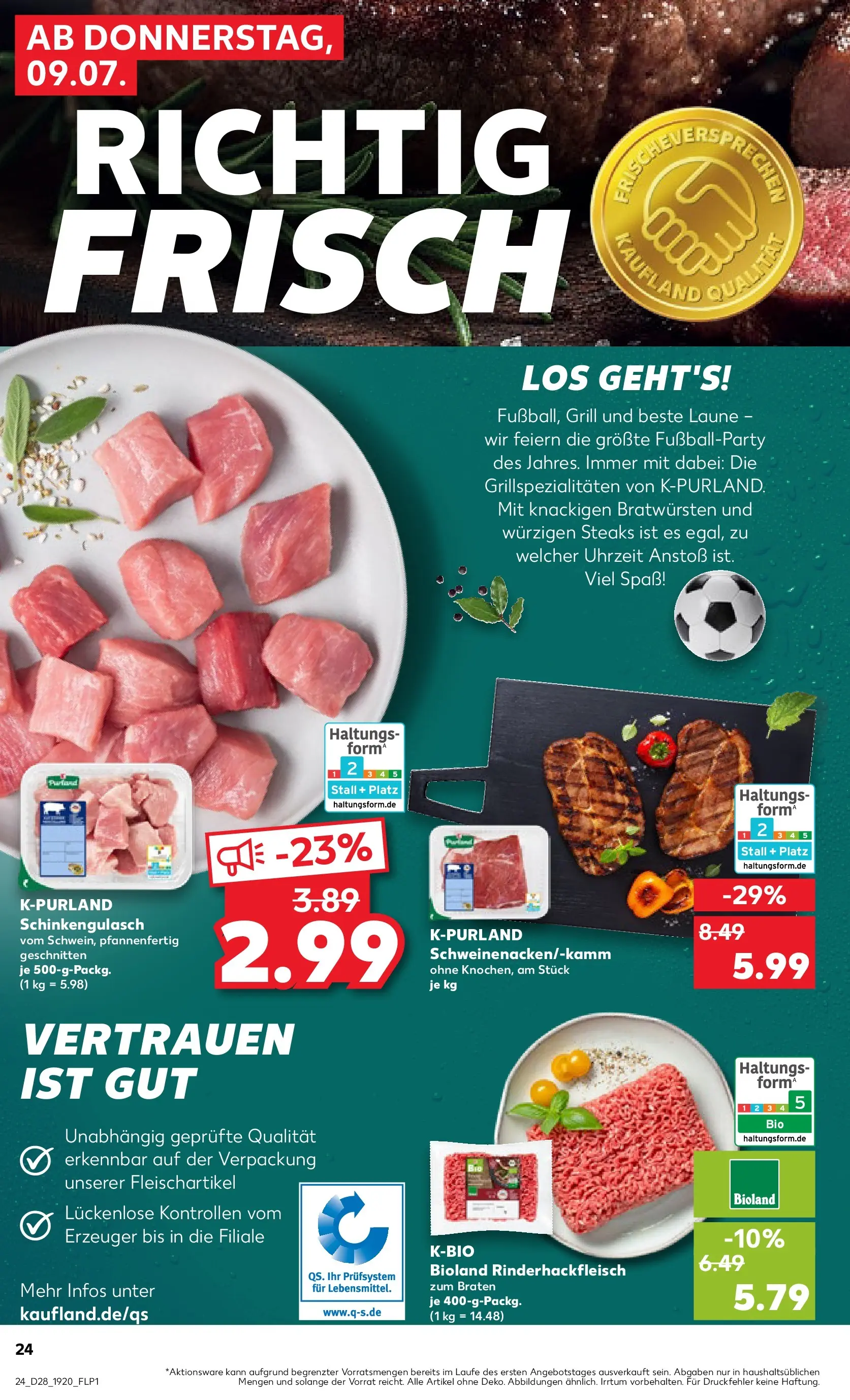 Prospekt Kaufland ab 09.07.2026 » Angebote Online zum Blättern | Seite: 24 | Produkte: Grill