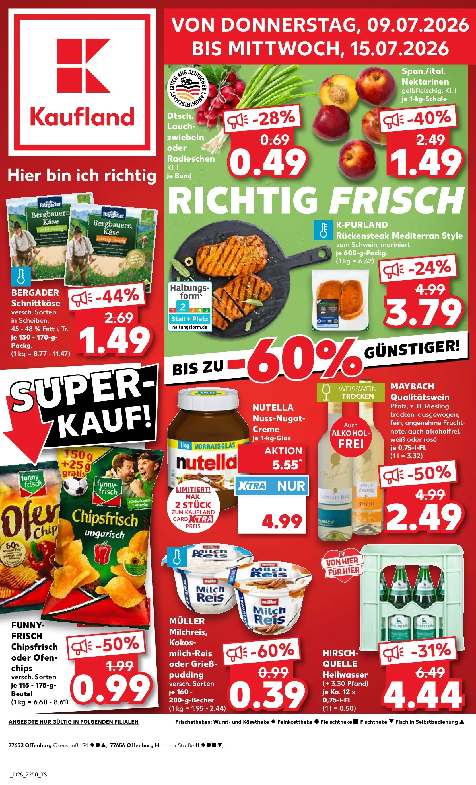 Prospekt Kaufland ab 06.07.2026 » Angebote Online zum Blättern | Seite: 10 | Produkte: Käse, Pudding, Creme, Wurst