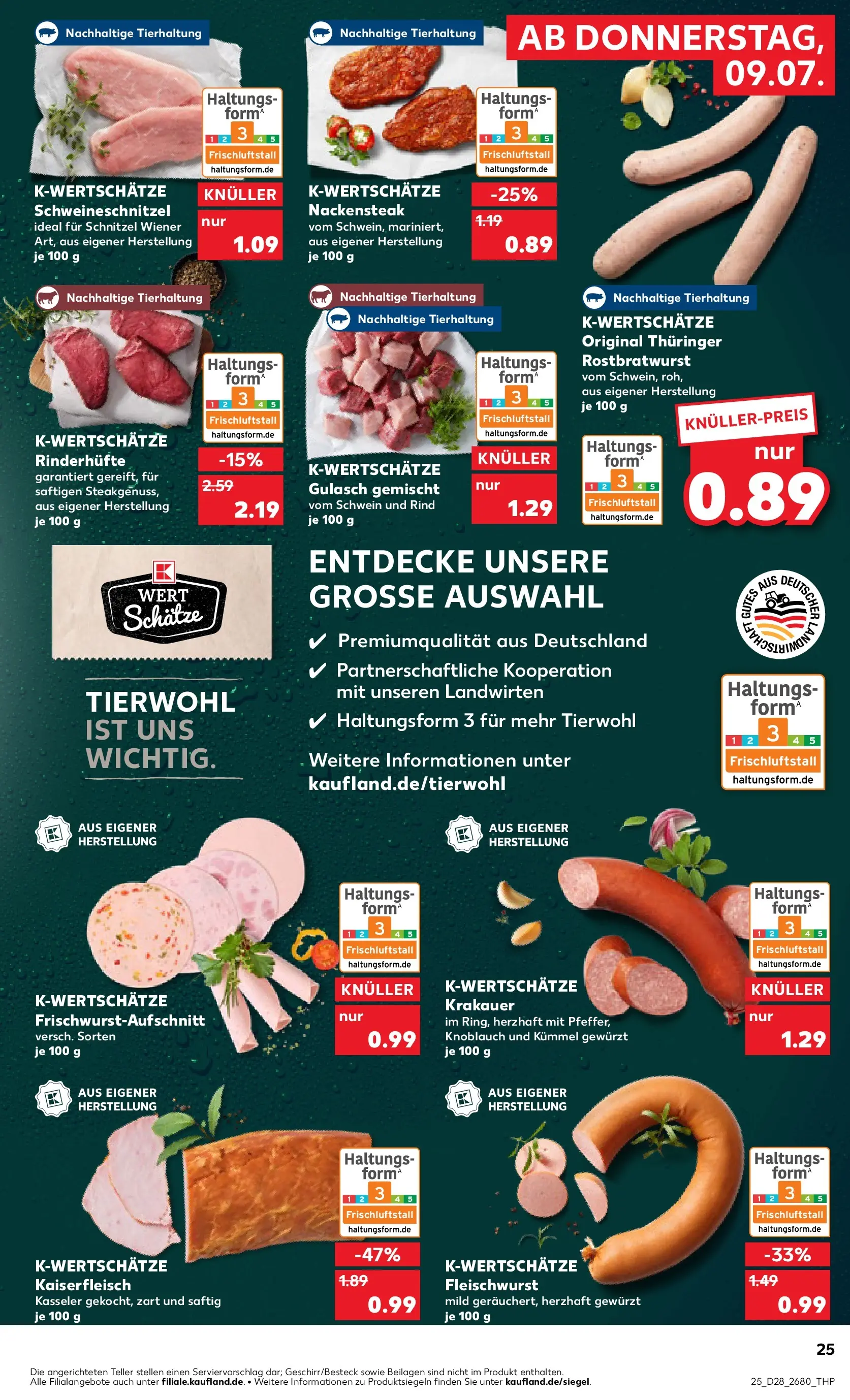 Prospekt Kaufland ab 06.07.2026 ยป Angebote und Werbung Online | Seite: 34 | Produkte: Schnitzel, Gulasch, Knoblauch Prospekt Kaufland ab 06.07.2026 ยป Angebote Online zum Blรคttern | Seite: 34 | Produkte: Schnitzel, Gulasch, Knoblauch