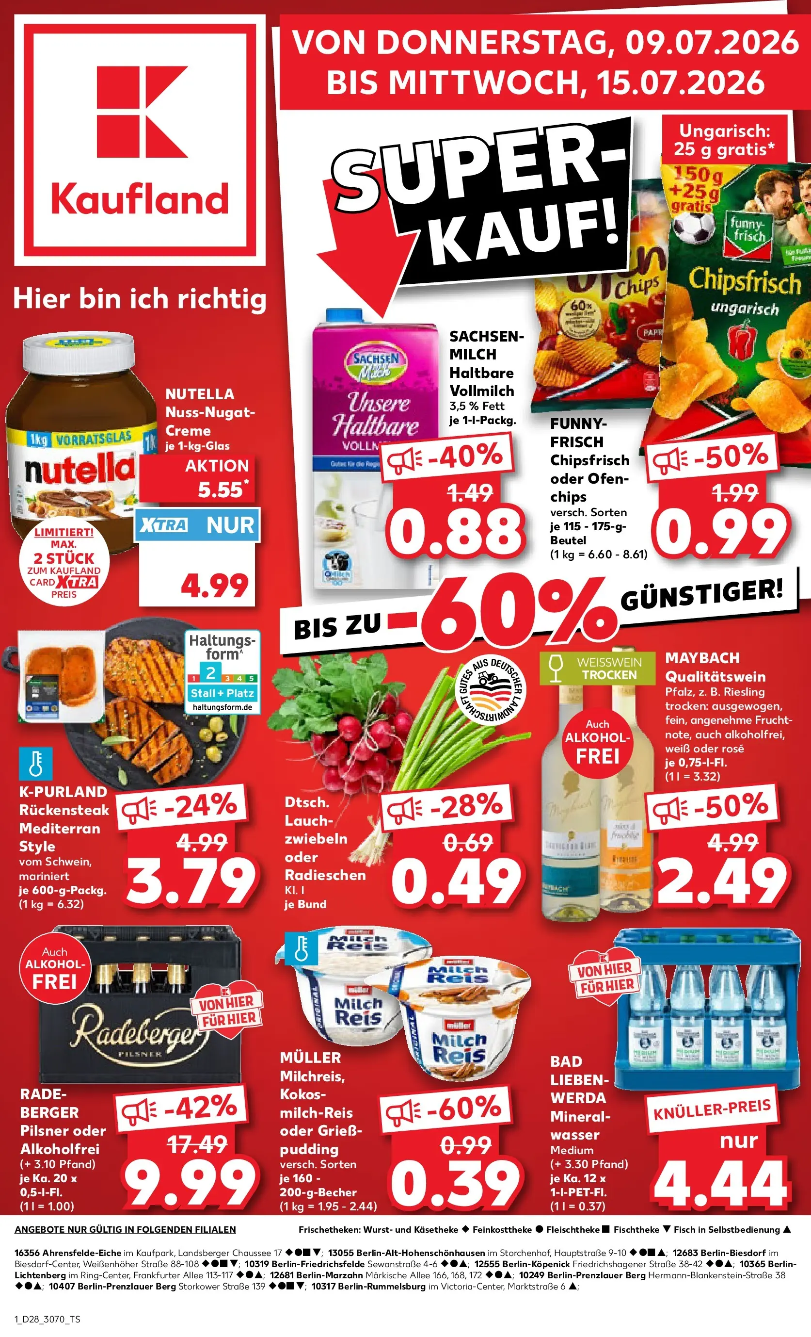 Prospekt Kaufland ab 06.07.2026 ยป Angebote und Werbung Online | Seite: 10 | Produkte: Ofen, Fisch, Zwiebeln, Wasser Prospekt Kaufland ab 06.07.2026 ยป Angebote Online zum Blรคttern | Seite: 10 | Produkte: Ofen, Fisch, Zwiebeln, Wasser