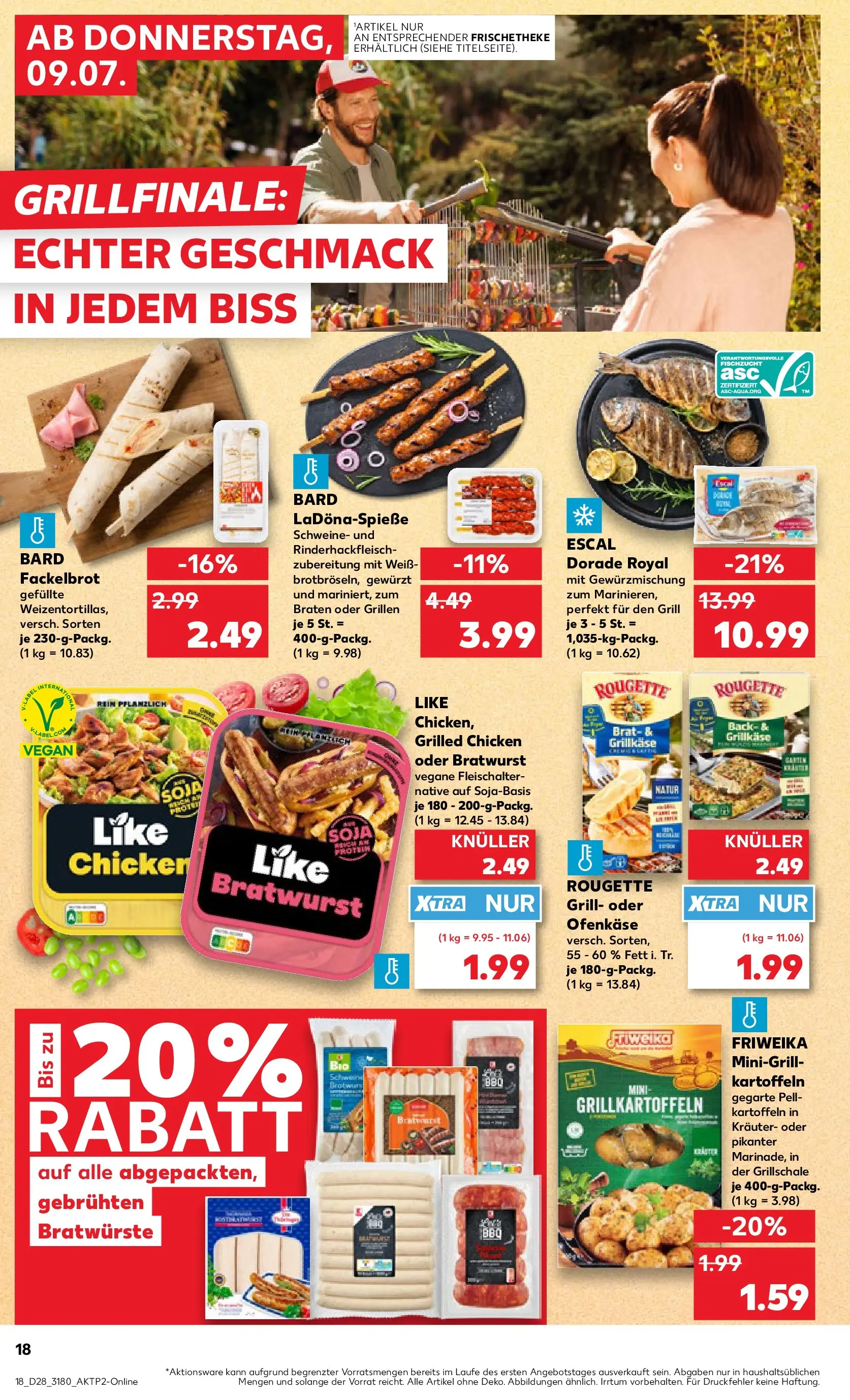 Prospekt Kaufland ab 06.07.2026 ยป Angebote und Werbung Online | Seite: 27 | Produkte: Dorade, Grill, Bratwurst, Kartoffeln Prospekt Kaufland ab 06.07.2026 ยป Angebote Online zum Blรคttern | Seite: 27 | Produkte: Dorade, Grill, Bratwurst, Kartoffeln