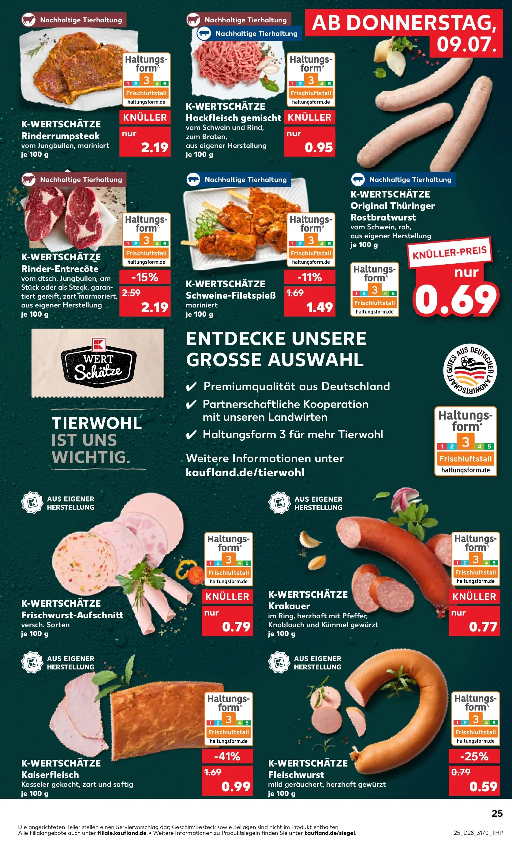 Prospekt Kaufland ab 09.07.2026 » Angebote Online zum Blättern | Seite: 25 | Produkte: Knoblauch, Hackfleisch