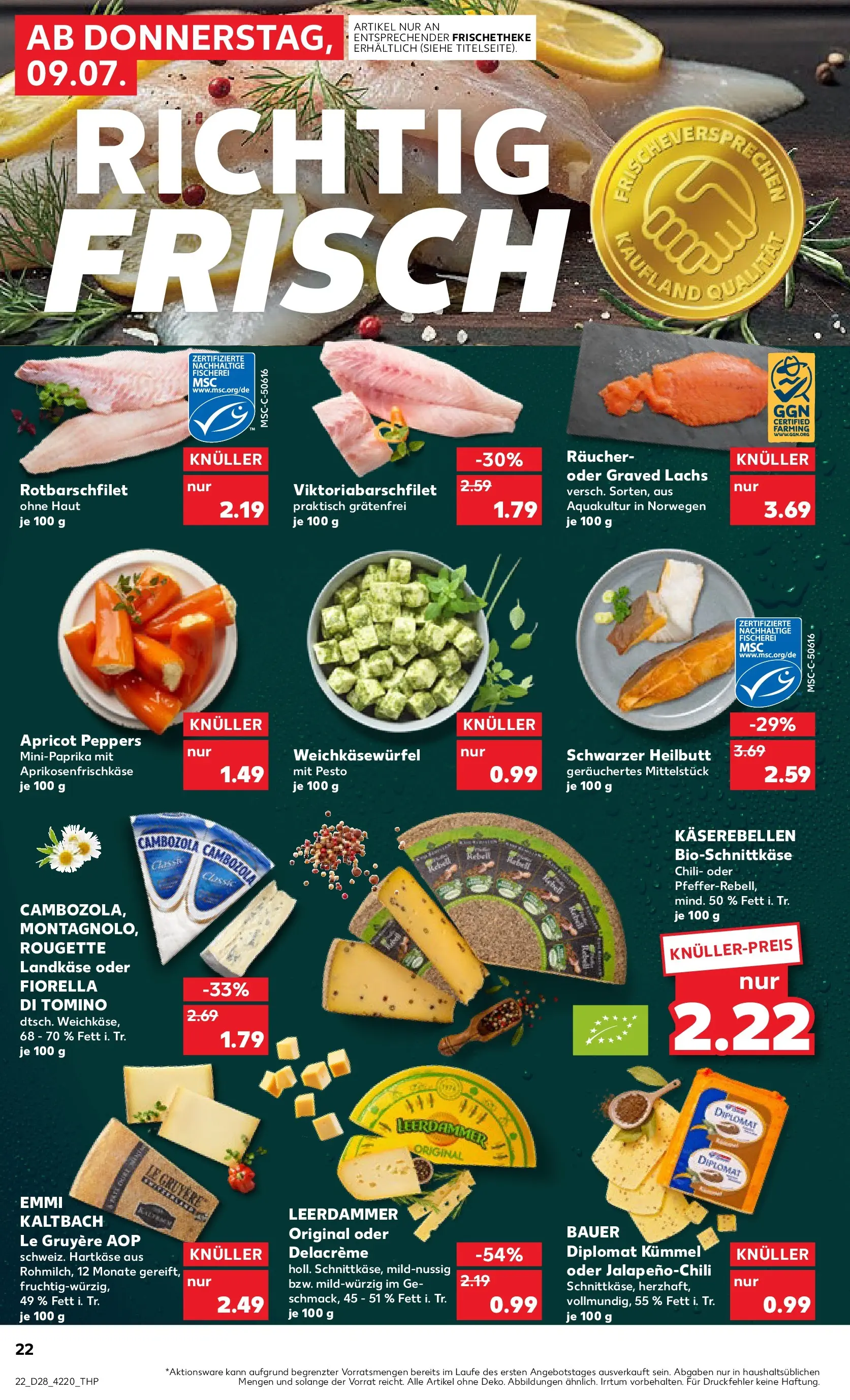 Prospekt Kaufland ab 06.07.2026 » Angebote Online zum Blättern | Seite: 31 | Produkte: Leerdammer, Lachs, Chili