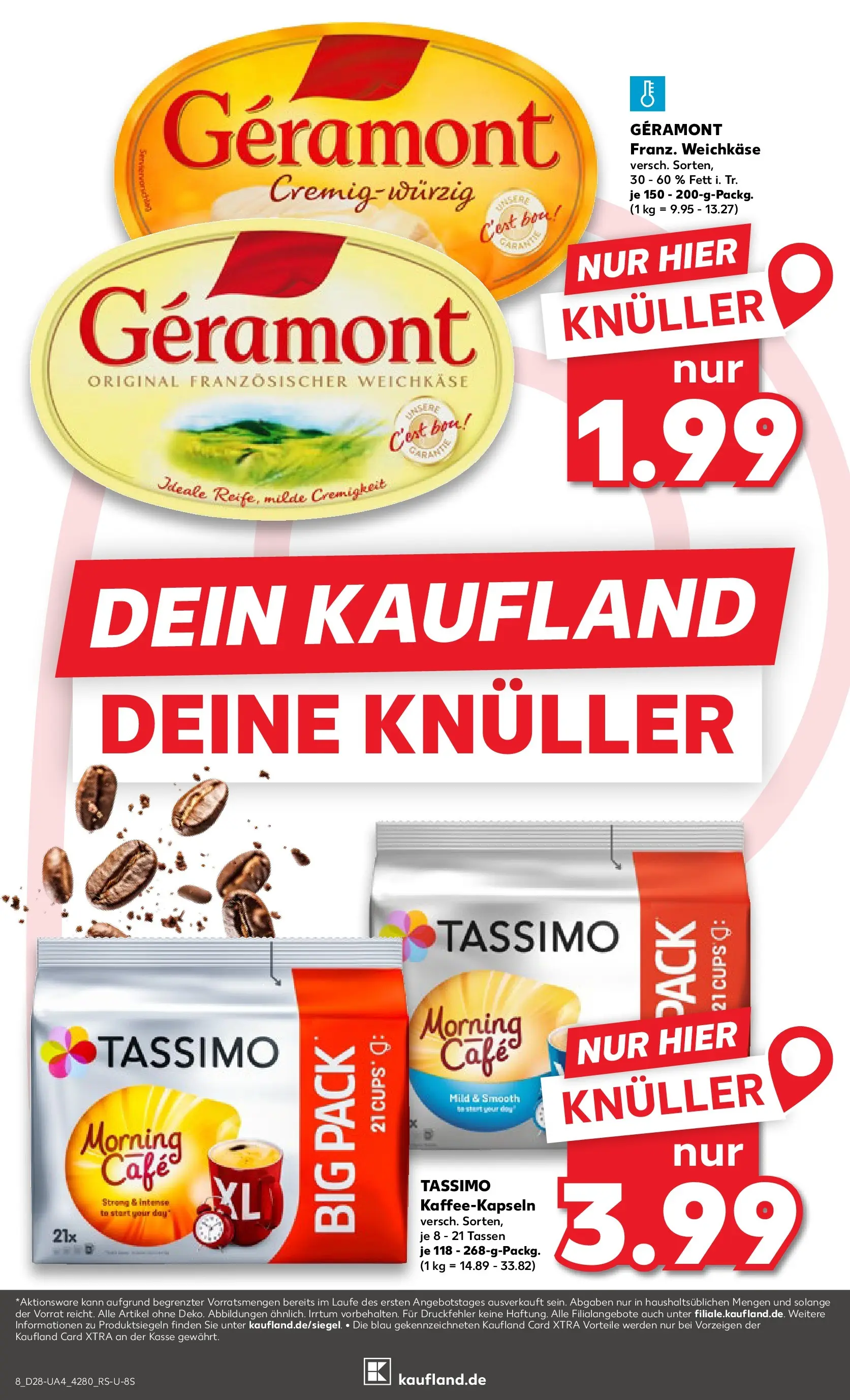 Prospekt Kaufland ab 09.07.2026 » Angebote Online zum Blättern | Seite: 8 | Produkte: Geramont, Tassimo