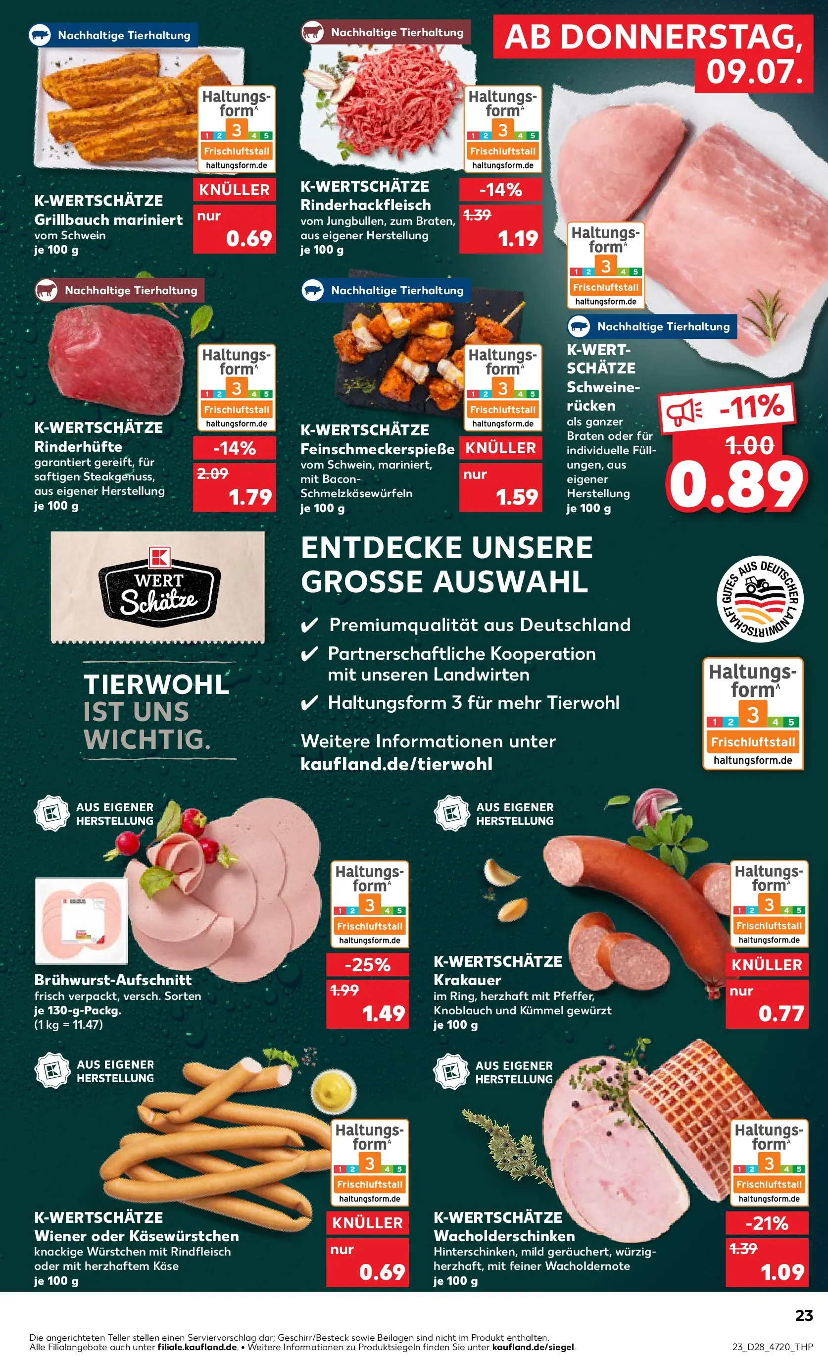 Prospekt Kaufland ab 06.07.2026 » Angebote Online zum Blättern | Seite: 32 | Produkte: Käse, Knoblauch, Rindfleisch