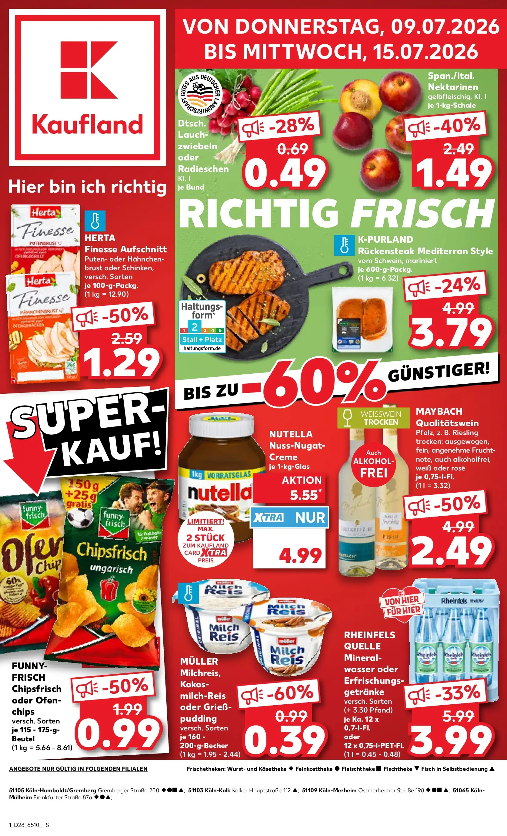 Prospekt Kaufland ab 06.07.2026 » Angebote Online zum Blättern | Seite: 10 | Produkte: Milch, Pudding, Creme, Chips