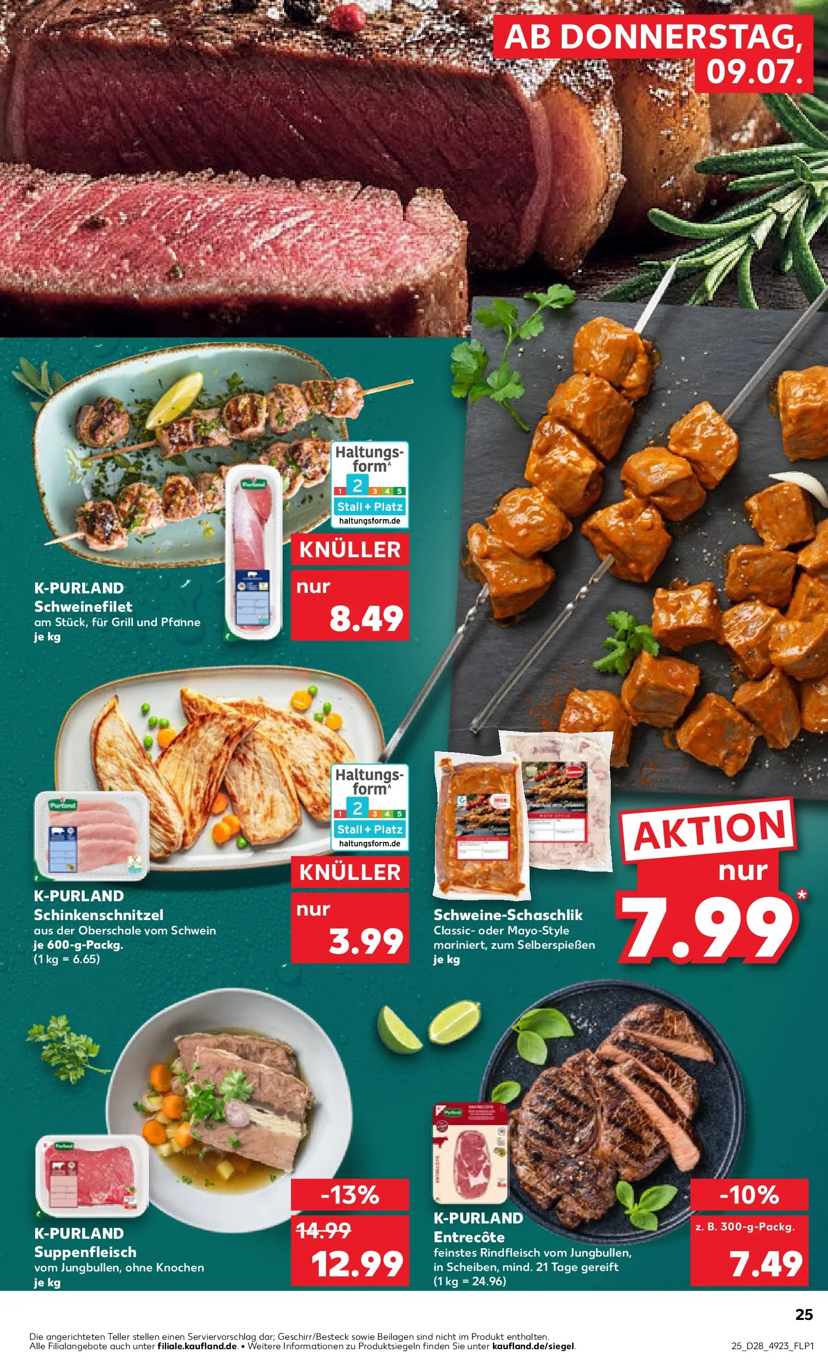 Prospekt Kaufland ab 06.07.2026 » Angebote Online zum Blättern | Seite: 34 | Produkte: Grill, Entrecote, Schweinefilet, Suppenfleisch