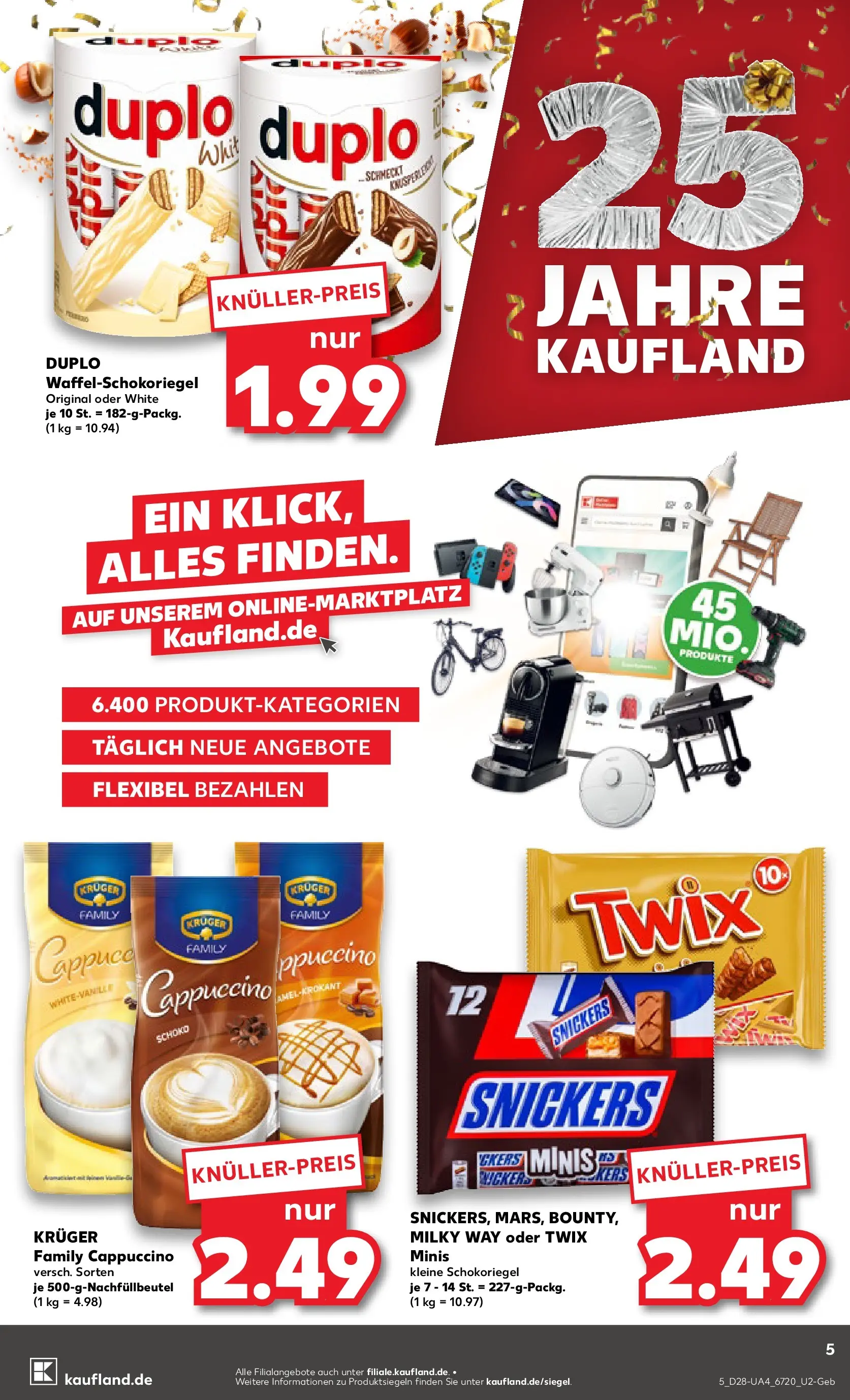 Prospekt Kaufland ab 09.07.2026 » Angebote Online zum Blättern | Seite: 5 | Produkte: Snickers, Twix