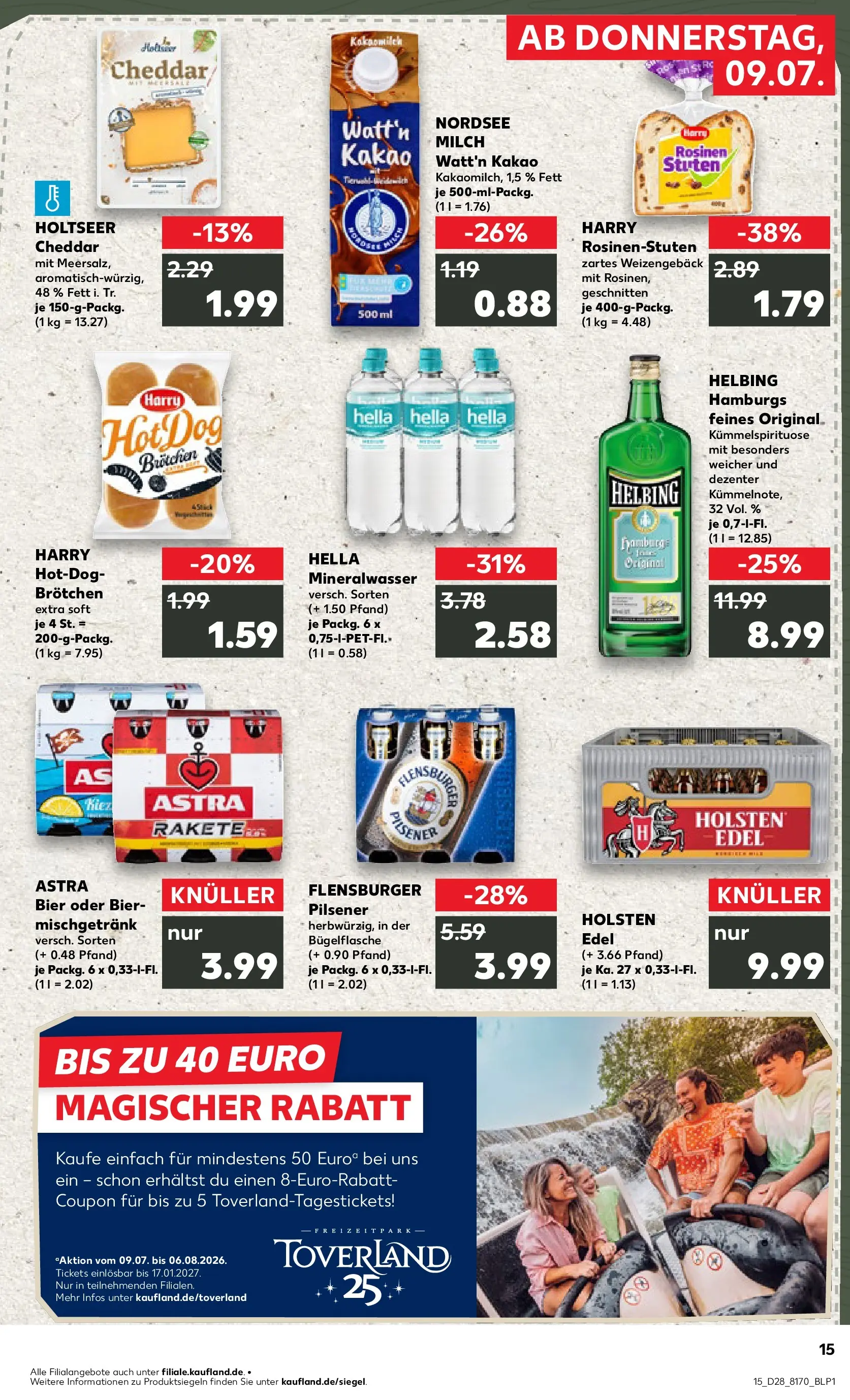 Prospekt Kaufland ab 05.07.2026 » Angebote Online zum Blättern | Seite: 24 | Produkte: Milch, Bier, Astra, Hella