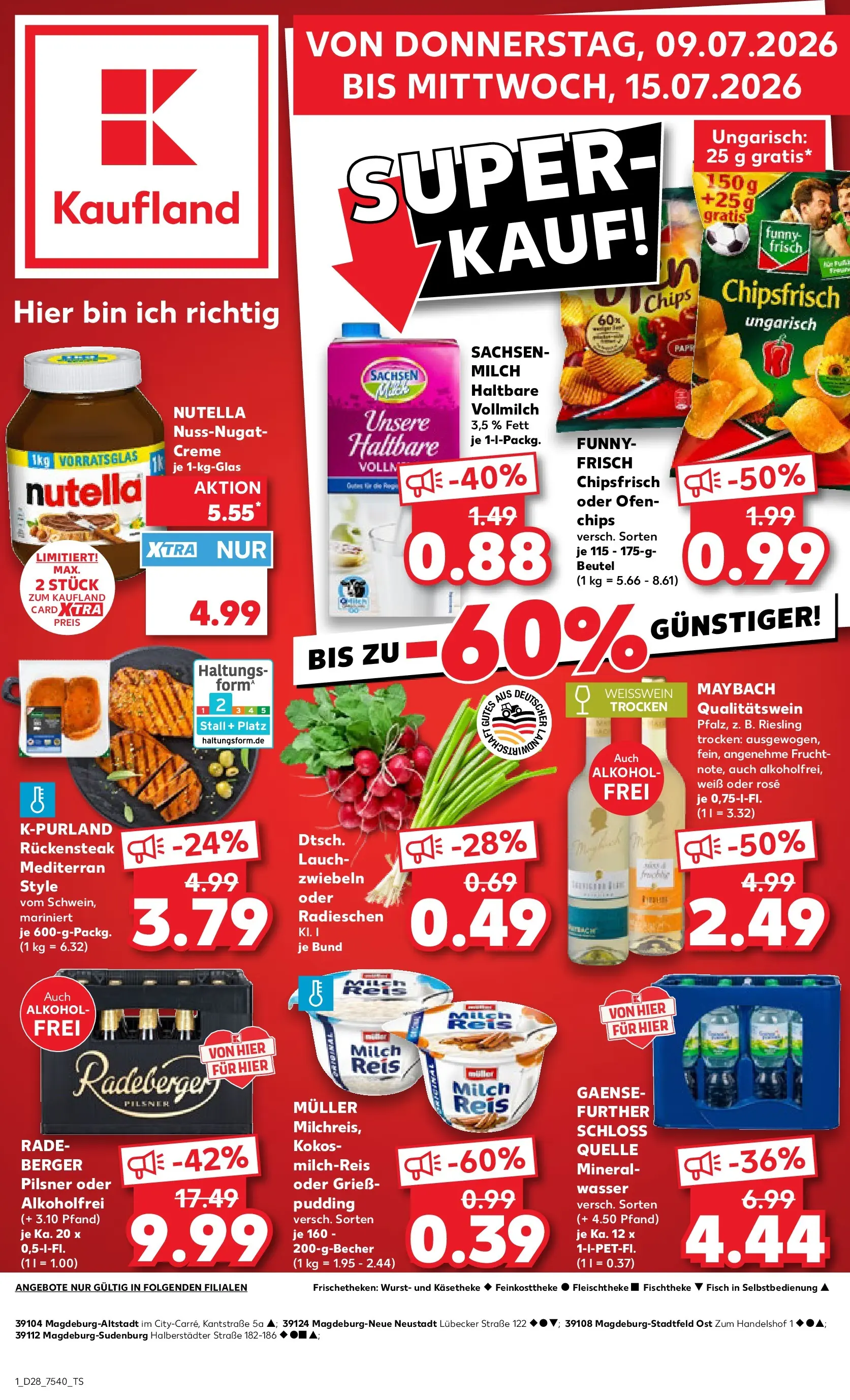 Prospekt Kaufland ab 06.07.2026 » Angebote Online zum Blättern | Seite: 10 | Produkte: Ofen, Weißwein, Pudding, Chips