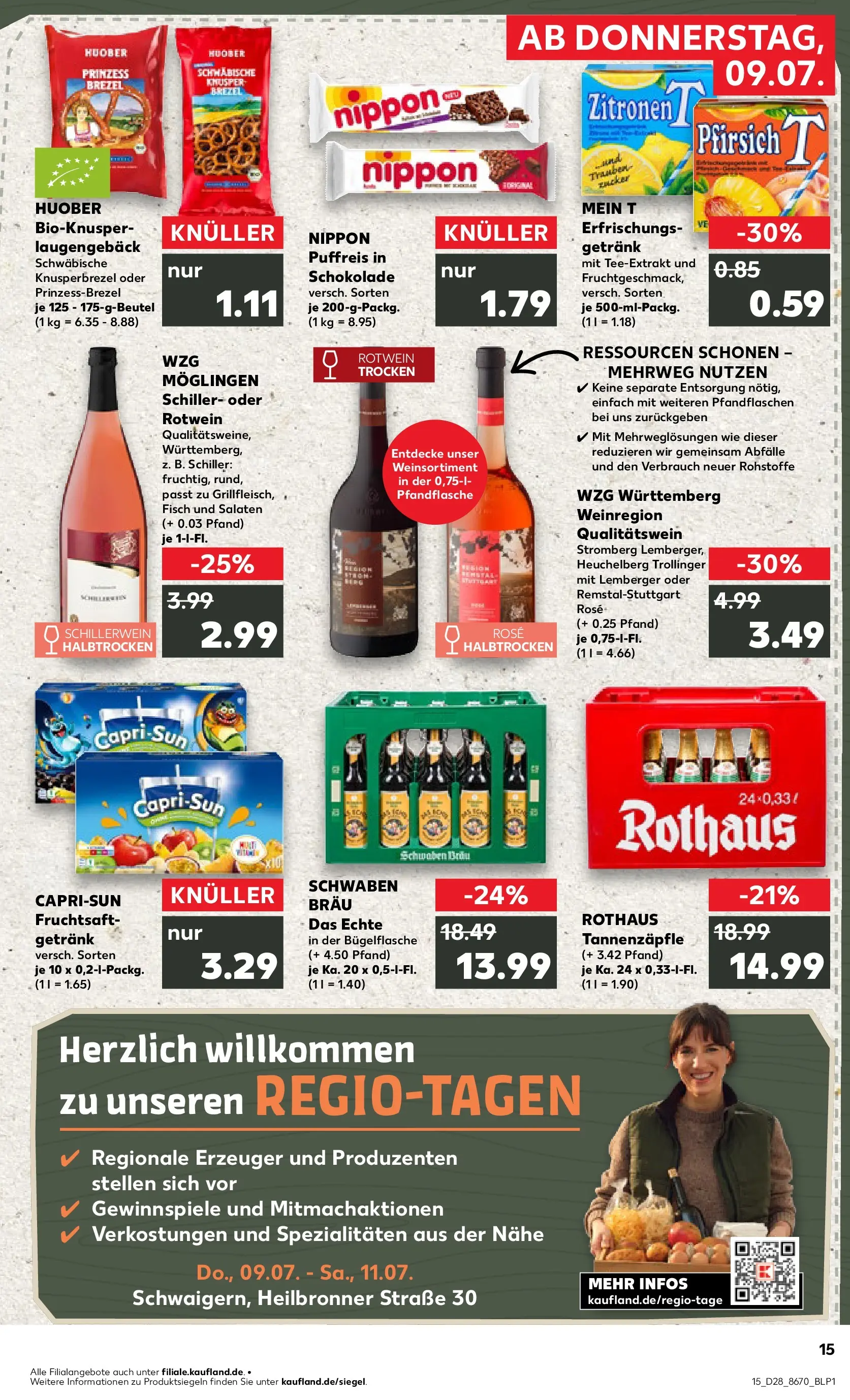 Prospekt Kaufland ab 05.07.2026 » Angebote Online zum Blättern | Seite: 24 | Produkte: Trauben, Schokolade, Zucker, Pfirsich