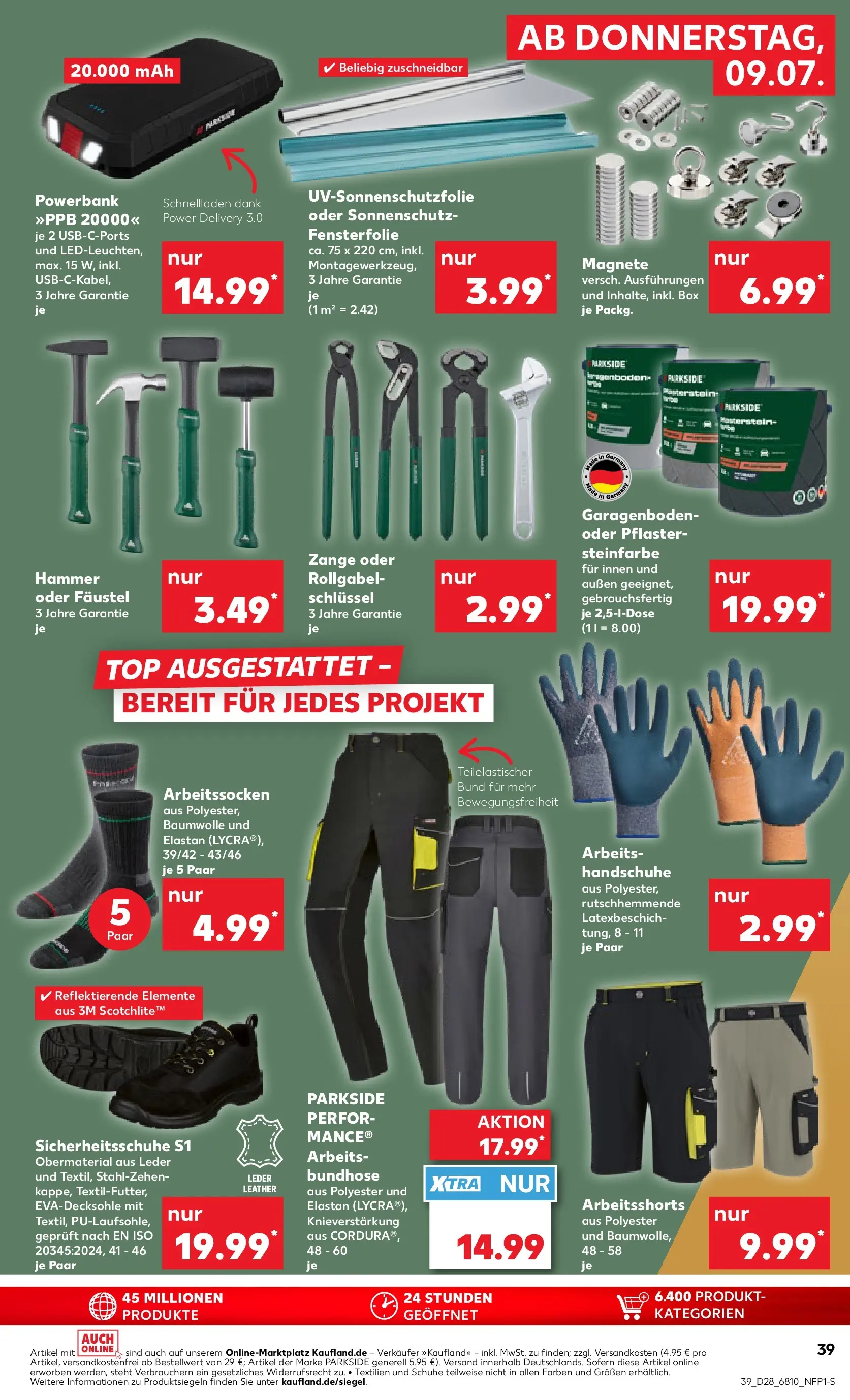 Prospekt Kaufland ab 05.07.2026 » Angebote Online zum Blättern | Seite: 44 | Produkte: Top, Box, Handschuhe, Powerbank