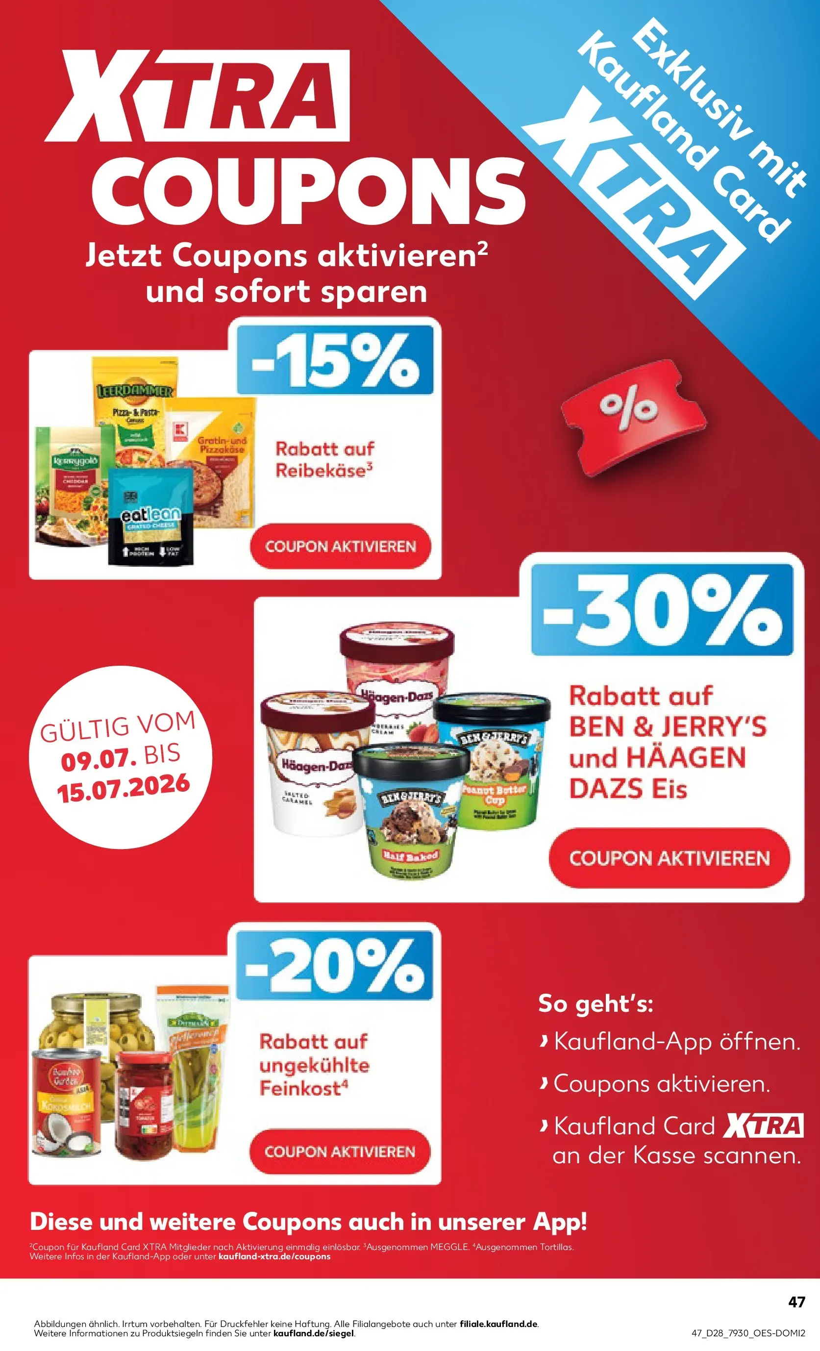 Prospekt Kaufland ab 06.07.2026 » Angebote Online zum Blättern | Seite: 56 | Produkte: Butter, Leerdammer, Ben & Jerry's, Eis