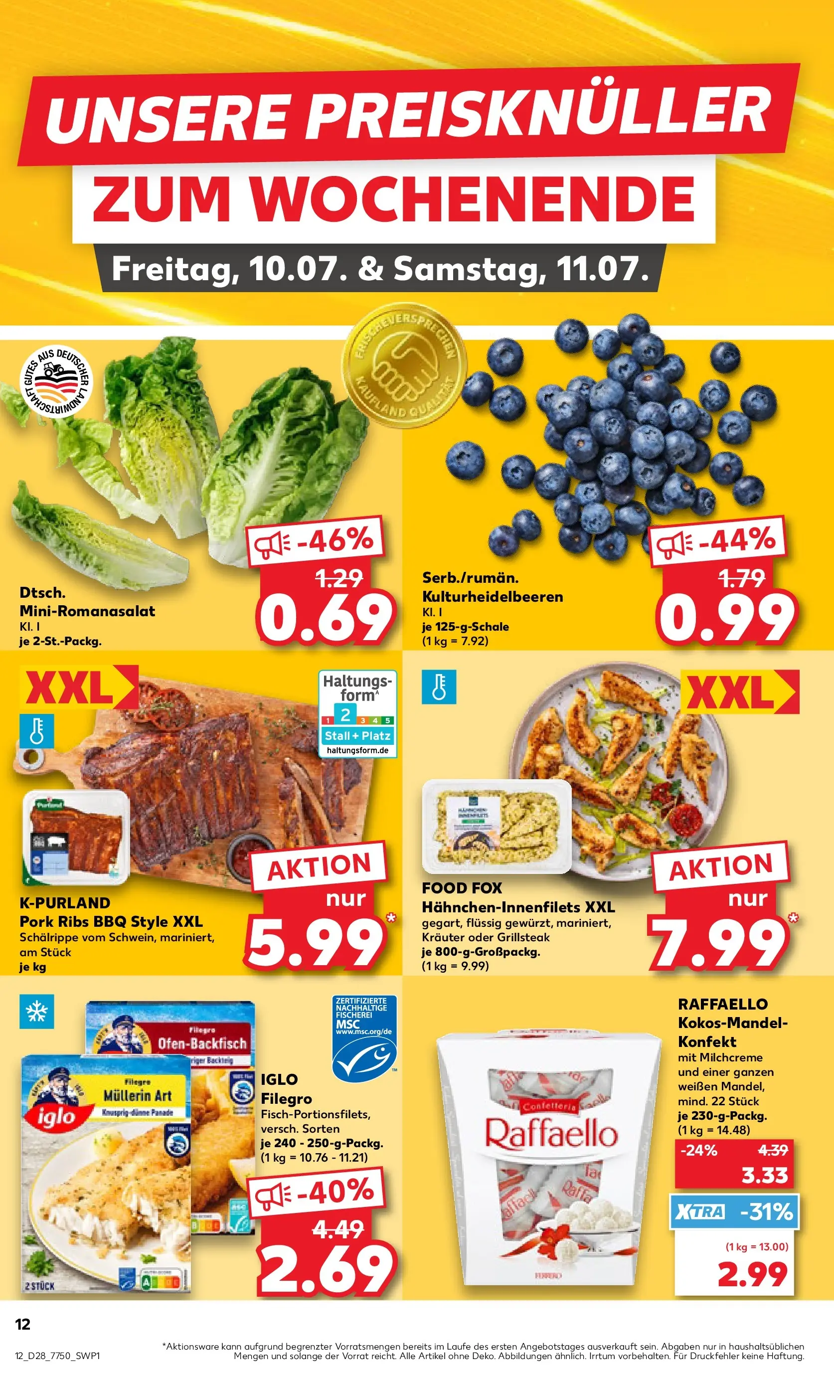 Prospekt Kaufland ab 06.07.2026 » Angebote Online zum Blättern | Seite: 21 | Produkte: Raffaello, Iglo