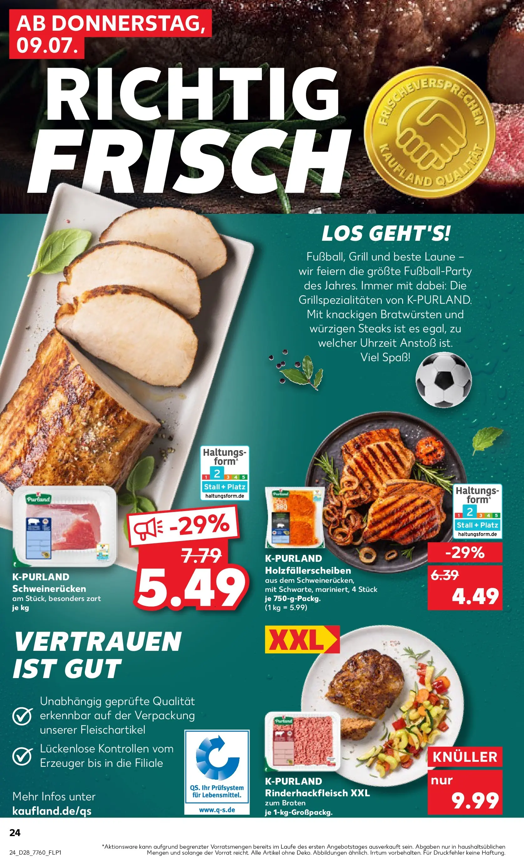 Prospekt Kaufland ab 06.07.2026 » Angebote Online zum Blättern | Seite: 33 | Produkte: Grill, Schweinerucken