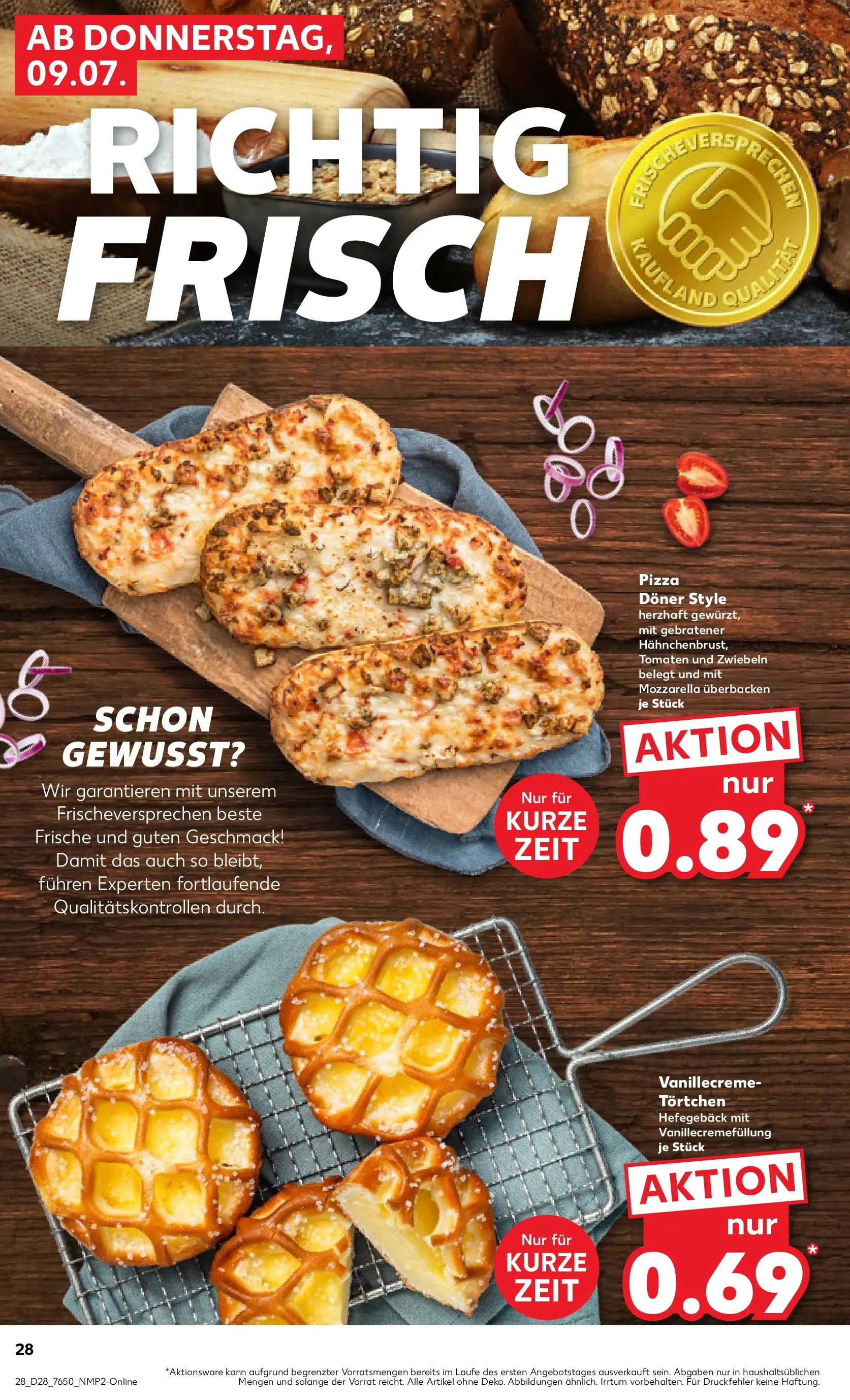 Prospekt Kaufland ab 06.07.2026 » Angebote Online zum Blättern | Seite: 37 | Produkte: Mozzarella, Tomaten, Zwiebeln, Pizza