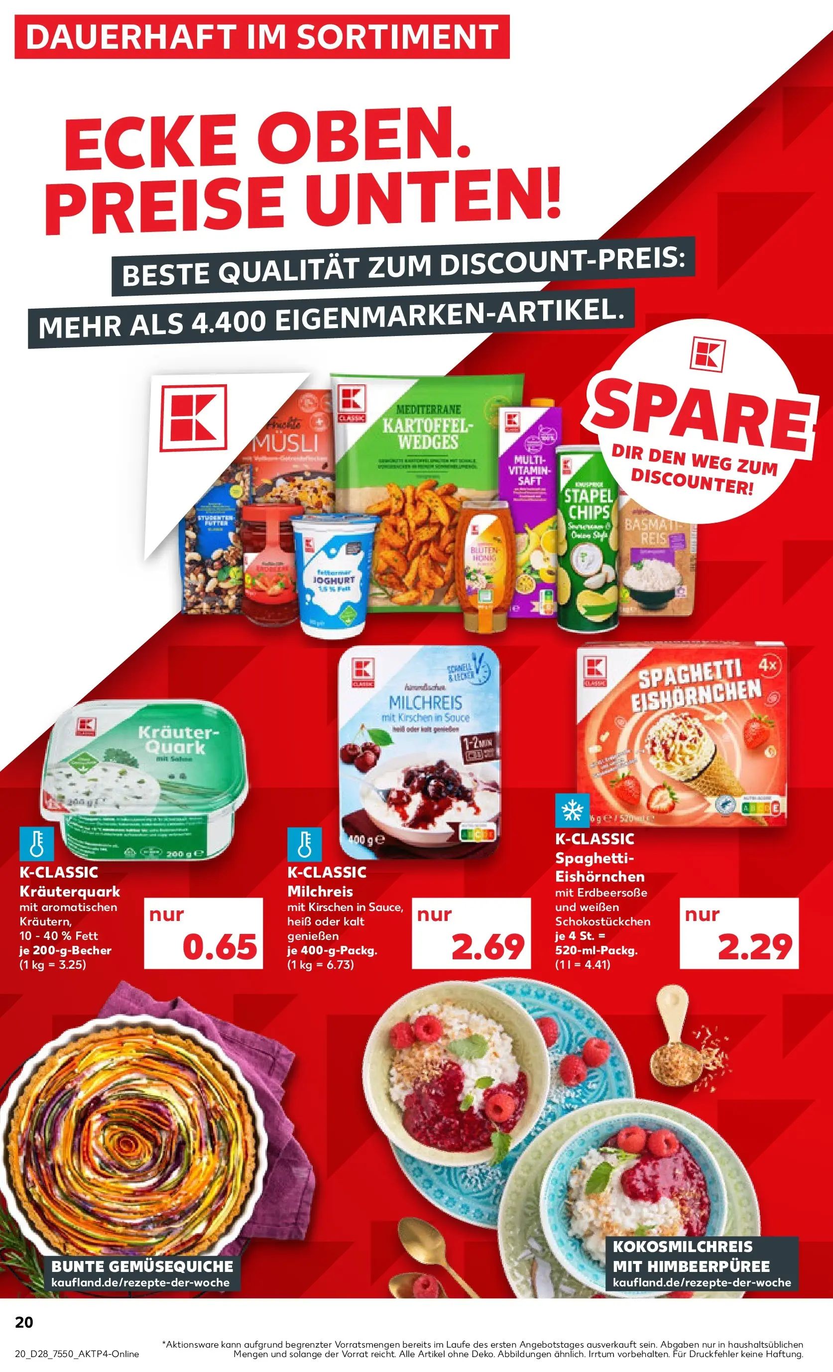Prospekt Kaufland ab 06.07.2026 » Angebote Online zum Blättern | Seite: 29 | Produkte: Musli, Joghurt, Kirschen, Chips