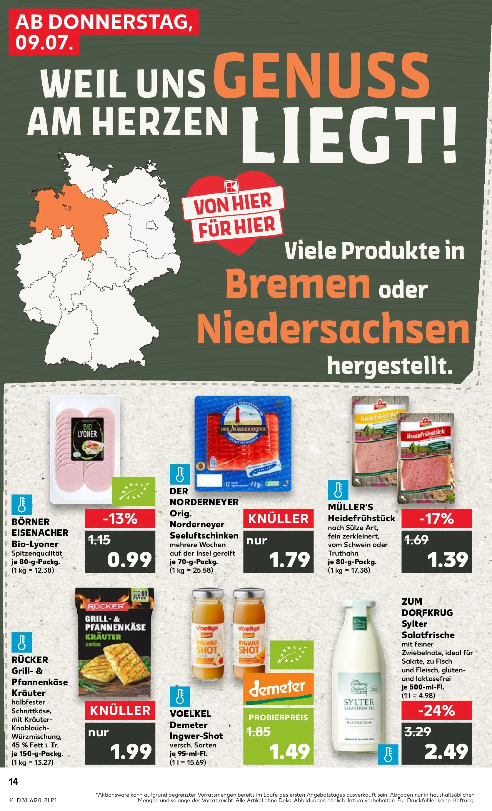 Prospekt Kaufland ab 06.07.2026 » Angebote Online zum Blättern | Seite: 23 | Produkte: Grill, Fisch, Knoblauch