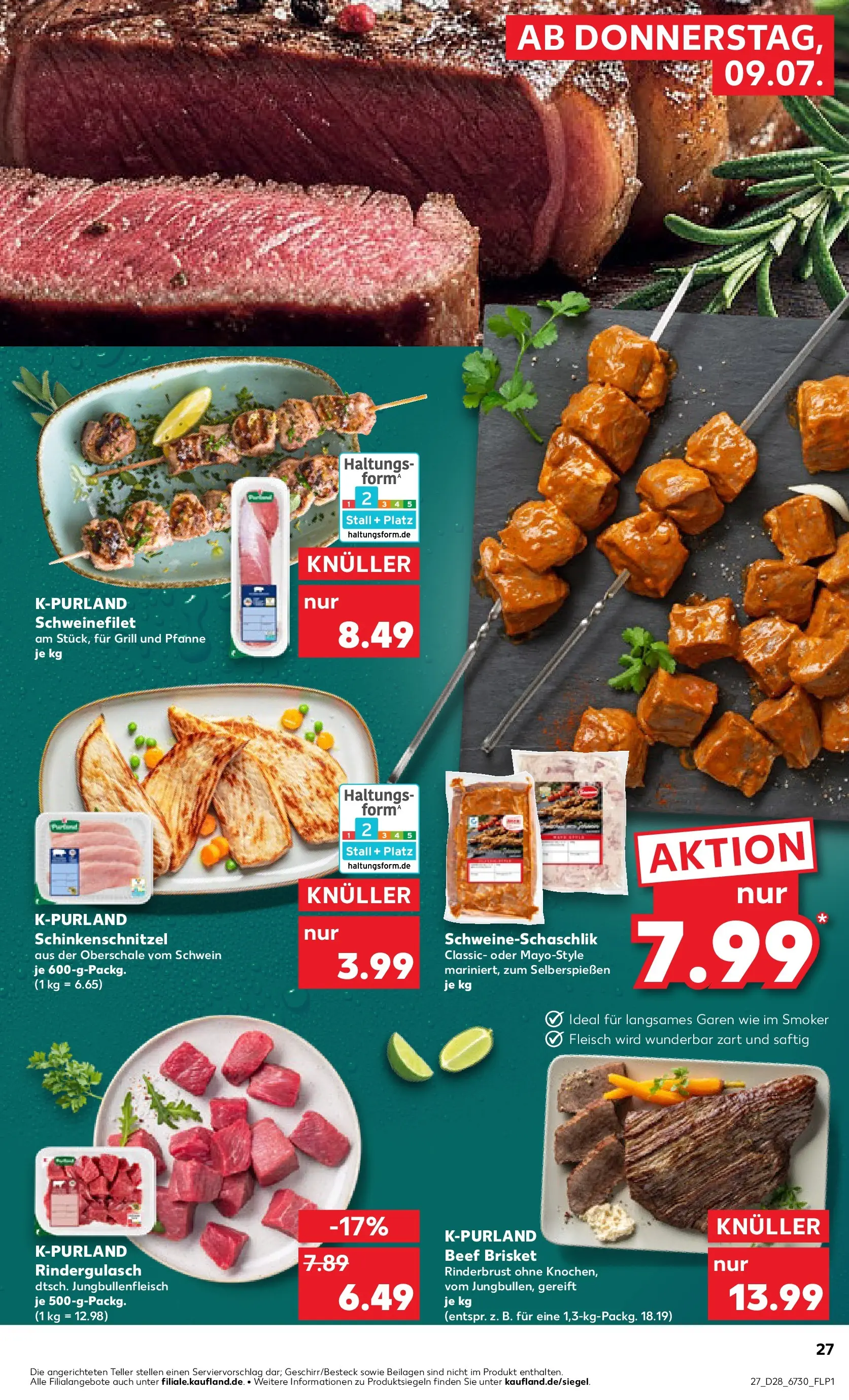Prospekt Kaufland ab 06.07.2026 ยป Angebote und Werbung Online | Seite: 36 | Produkte: Grill, Rindergulasch, Schweinefilet, Fleisch Prospekt Kaufland ab 06.07.2026 ยป Angebote Online zum Blรคttern | Seite: 36 | Produkte: Grill, Rindergulasch, Schweinefilet, Fleisch
