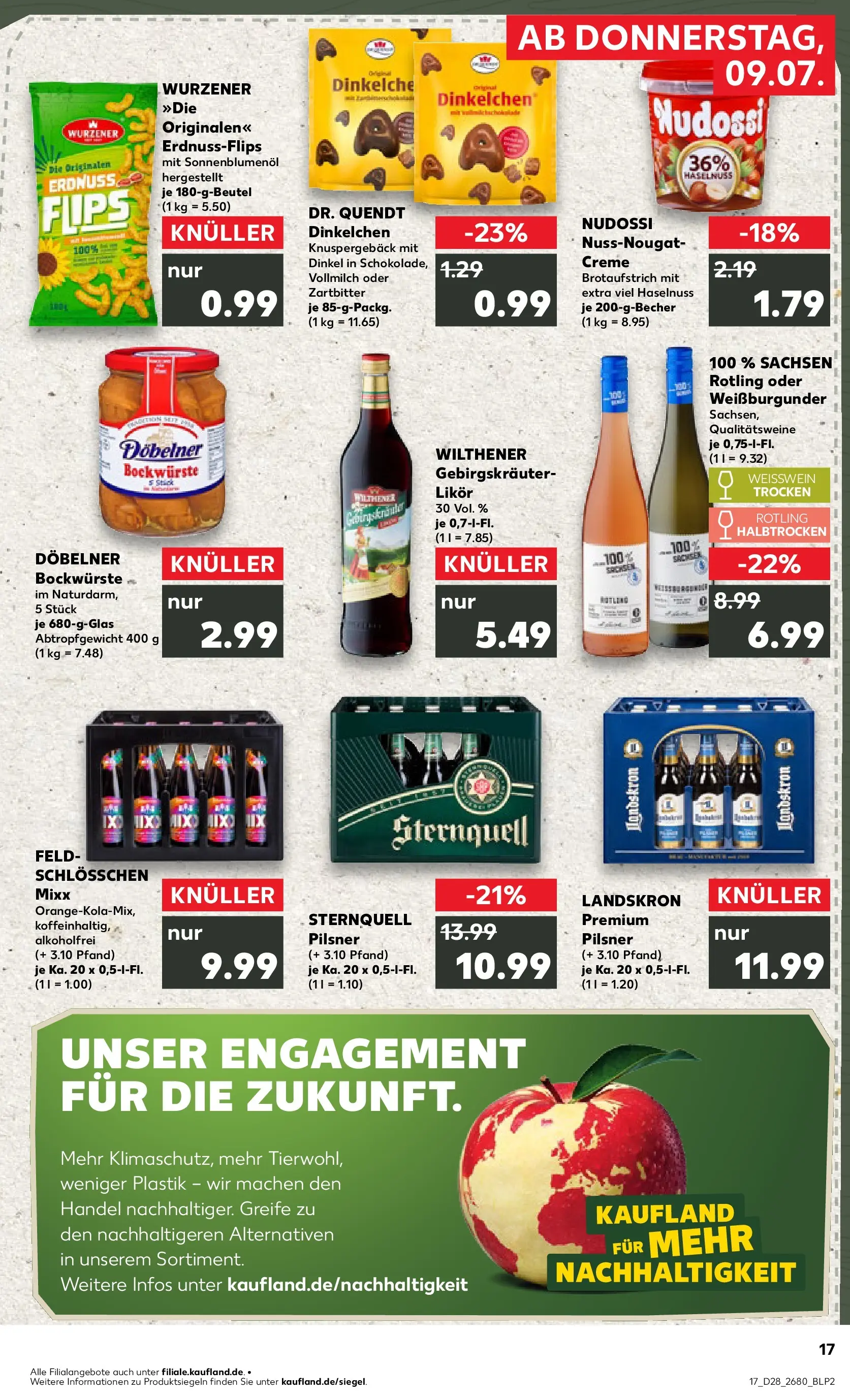 Prospekt Kaufland ab 06.07.2026 ยป Angebote und Werbung Online | Seite: 26 | Produkte: Wilthener, Weiรwein, Likรถr, Creme Prospekt Kaufland ab 06.07.2026 ยป Angebote Online zum Blรคttern | Seite: 26 | Produkte: Wilthener, Weiรwein, Likรถr, Creme