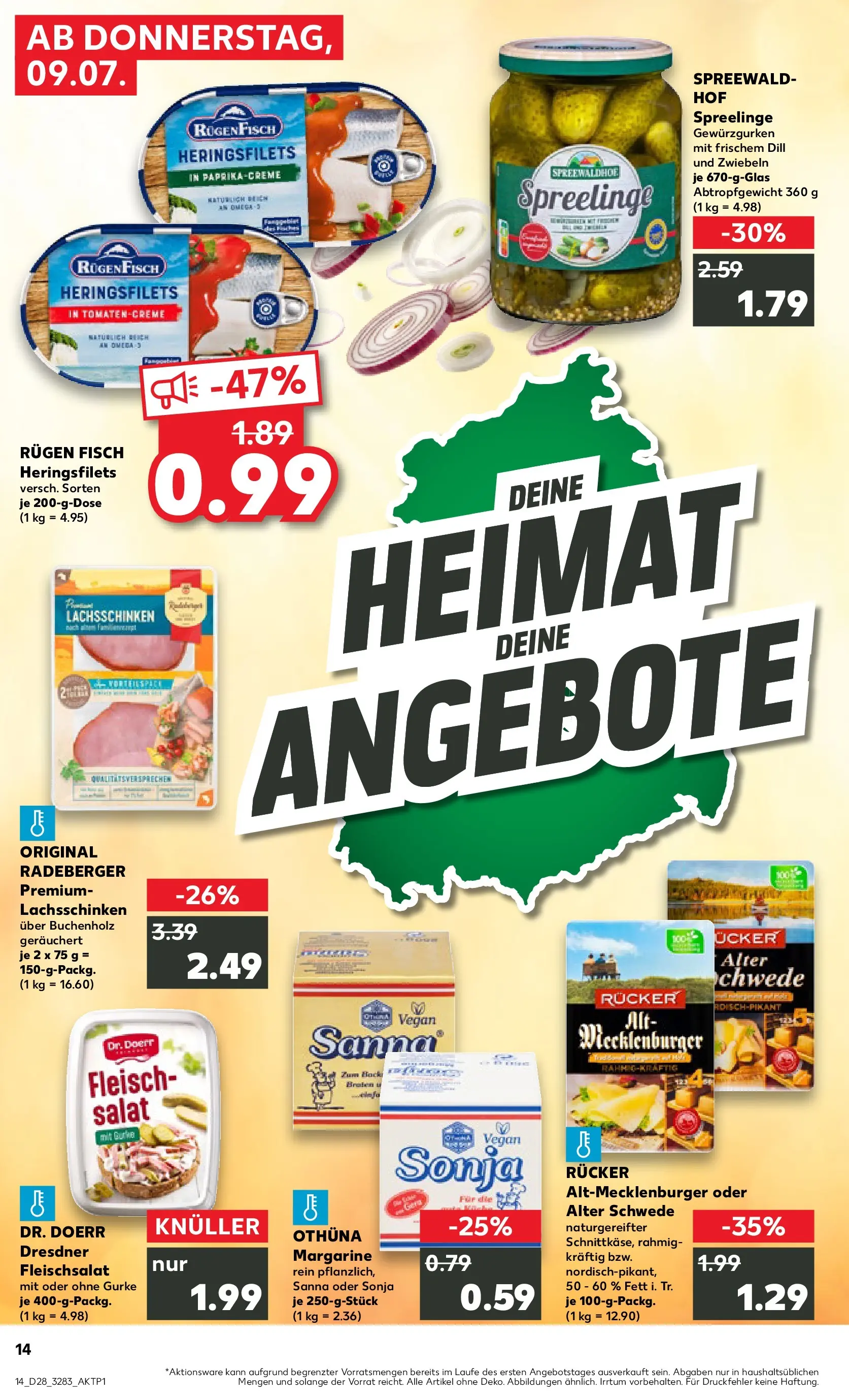 Prospekt Kaufland ab 05.07.2026 ยป Angebote und Werbung Online | Seite: 23 | Produkte: Margarine, Fisch, Fleisch, Salat Prospekt Kaufland ab 05.07.2026 ยป Angebote Online zum Blรคttern | Seite: 23 | Produkte: Margarine, Fisch, Fleisch, Salat