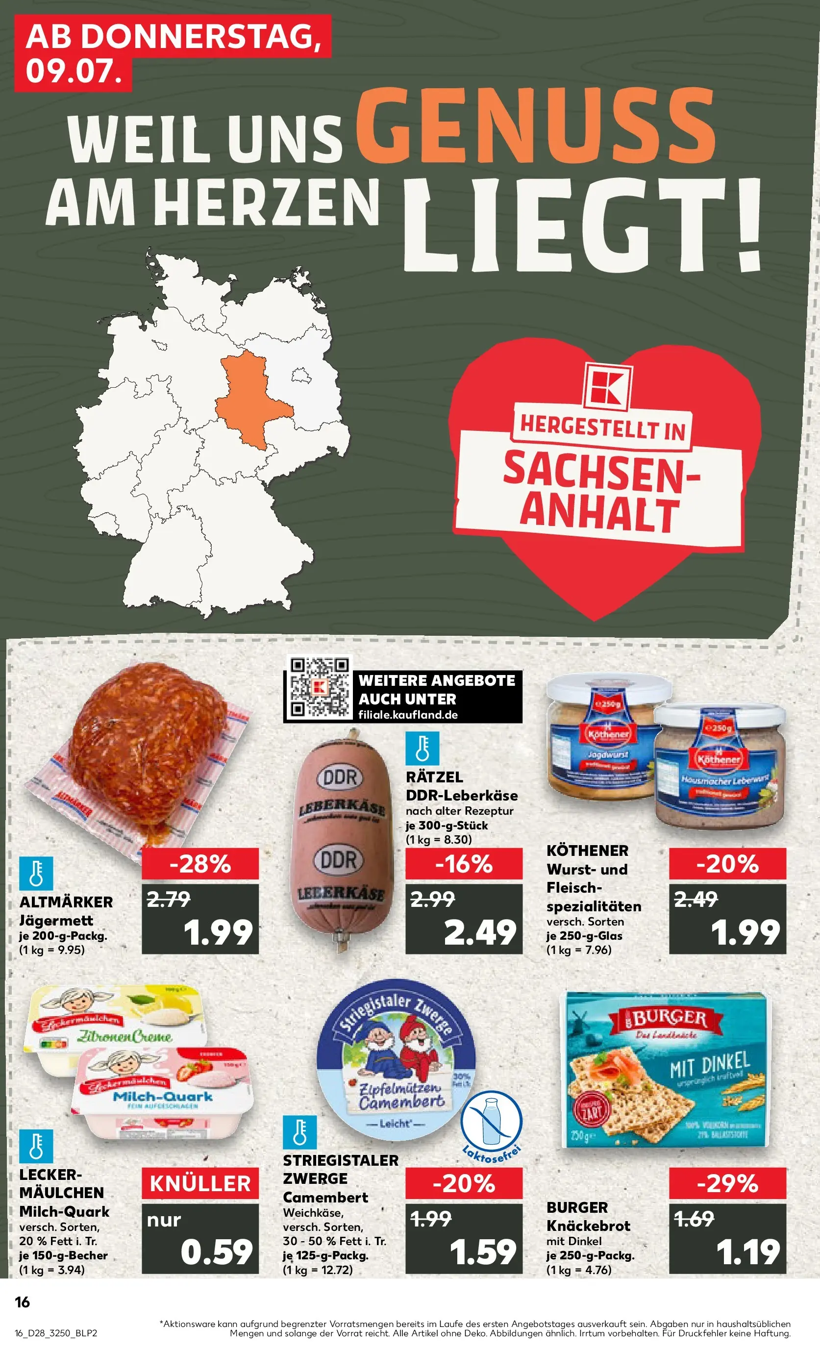 Prospekt Kaufland ab 05.07.2026 ยป Angebote und Werbung Online | Seite: 25 | Produkte: Burger, Wurst, Fleisch, Leberkase Prospekt Kaufland ab 05.07.2026 ยป Angebote Online zum Blรคttern | Seite: 25 | Produkte: Burger, Wurst, Fleisch, Leberkase