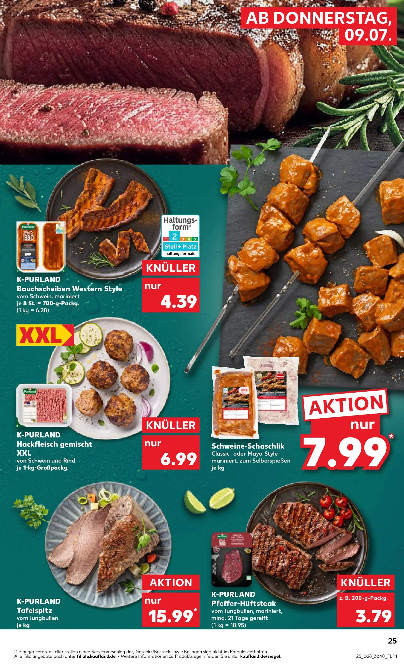 Prospekt Kaufland ab 06.07.2026 » Angebote Online zum Blättern | Seite: 34 | Produkte: Tafelspitz, Hackfleisch