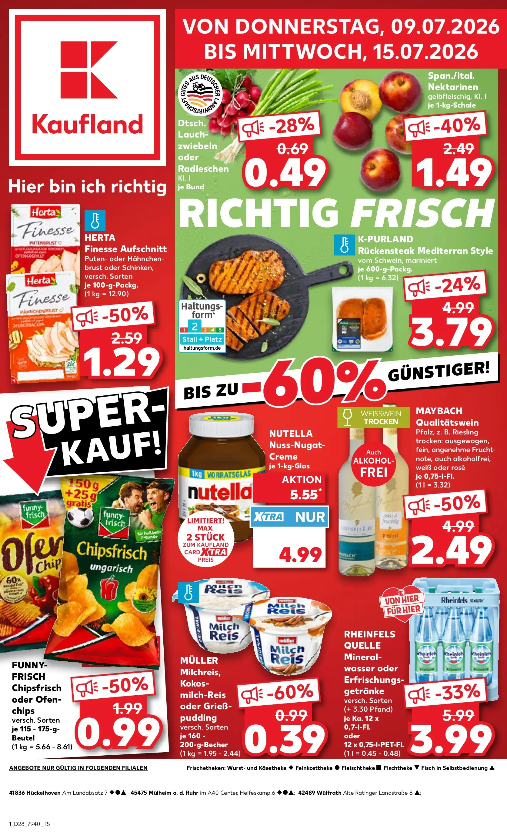 Prospekt Kaufland ab 06.07.2026 » Angebote Online zum Blättern | Seite: 10 | Produkte: Ofen, Milch, Nutella, Chips