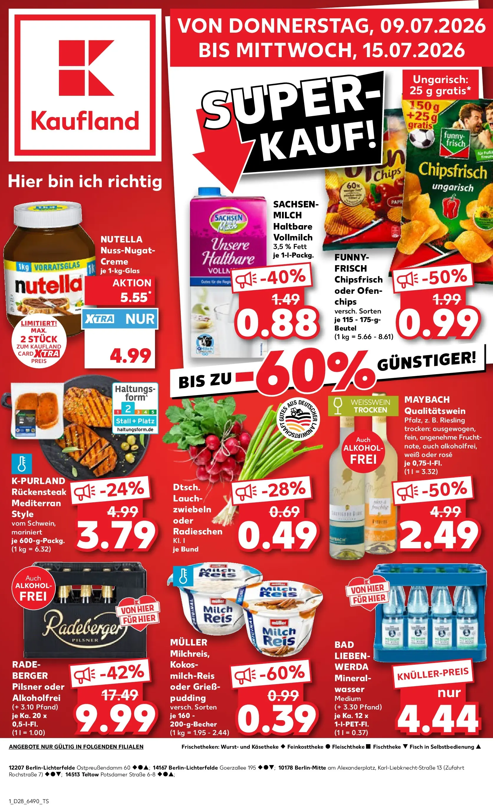 Prospekt Kaufland ab 06.07.2026 ยป Angebote und Werbung Online | Seite: 10 | Produkte: Pudding, Fisch, Reis, Chips Prospekt Kaufland ab 06.07.2026 ยป Angebote Online zum Blรคttern | Seite: 10 | Produkte: Pudding, Fisch, Reis, Chips